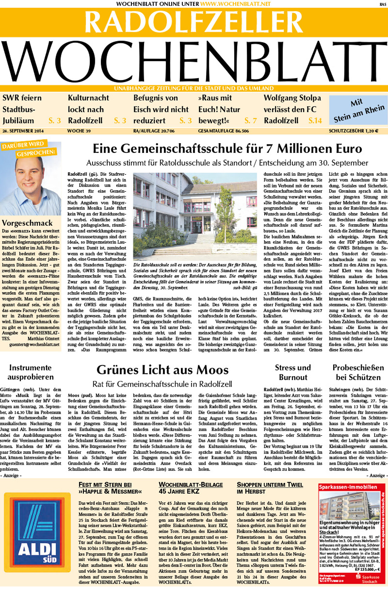 Ausgabe 39 vom 24. September 2014