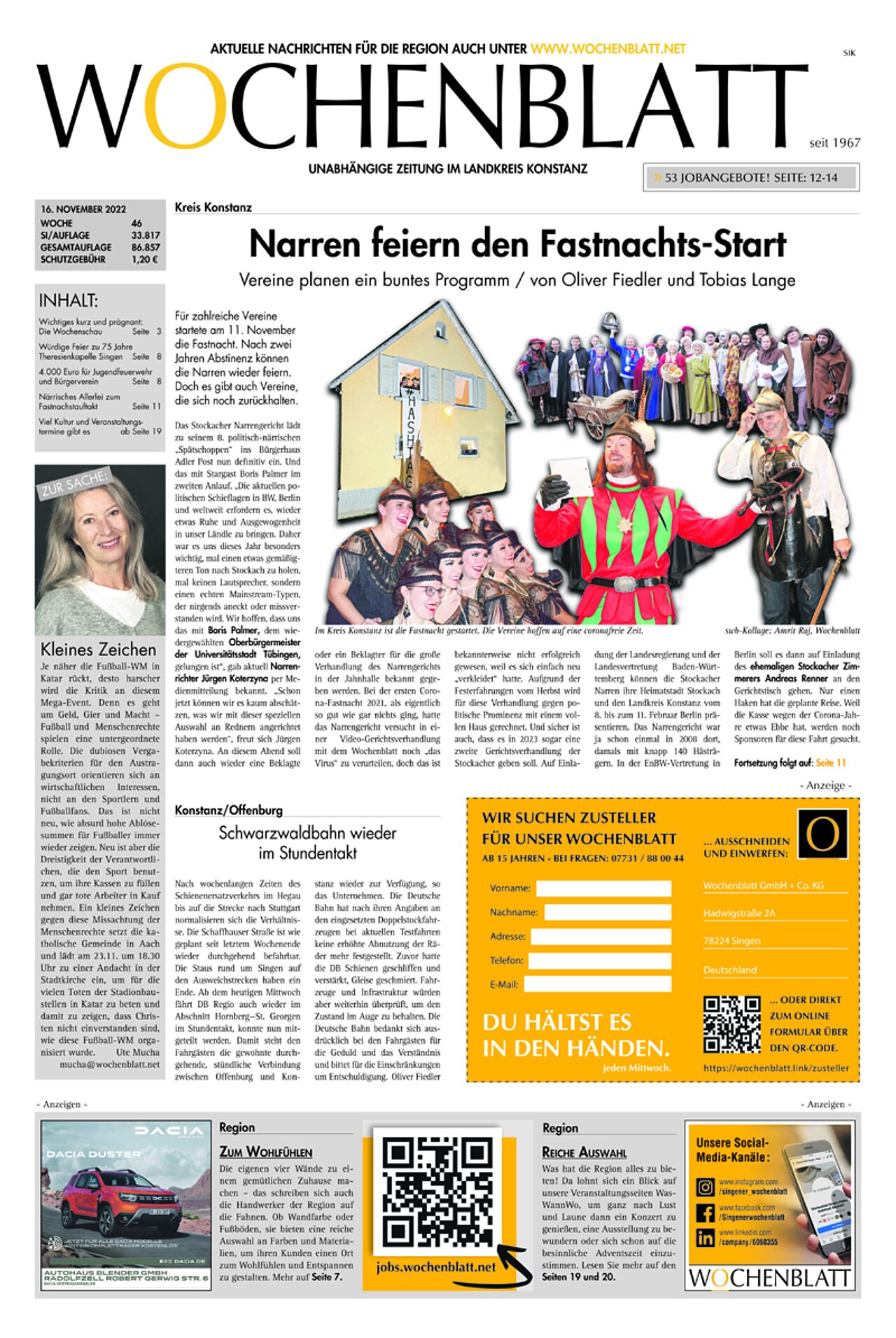 Ausgabe 46 vom 16. November 2022