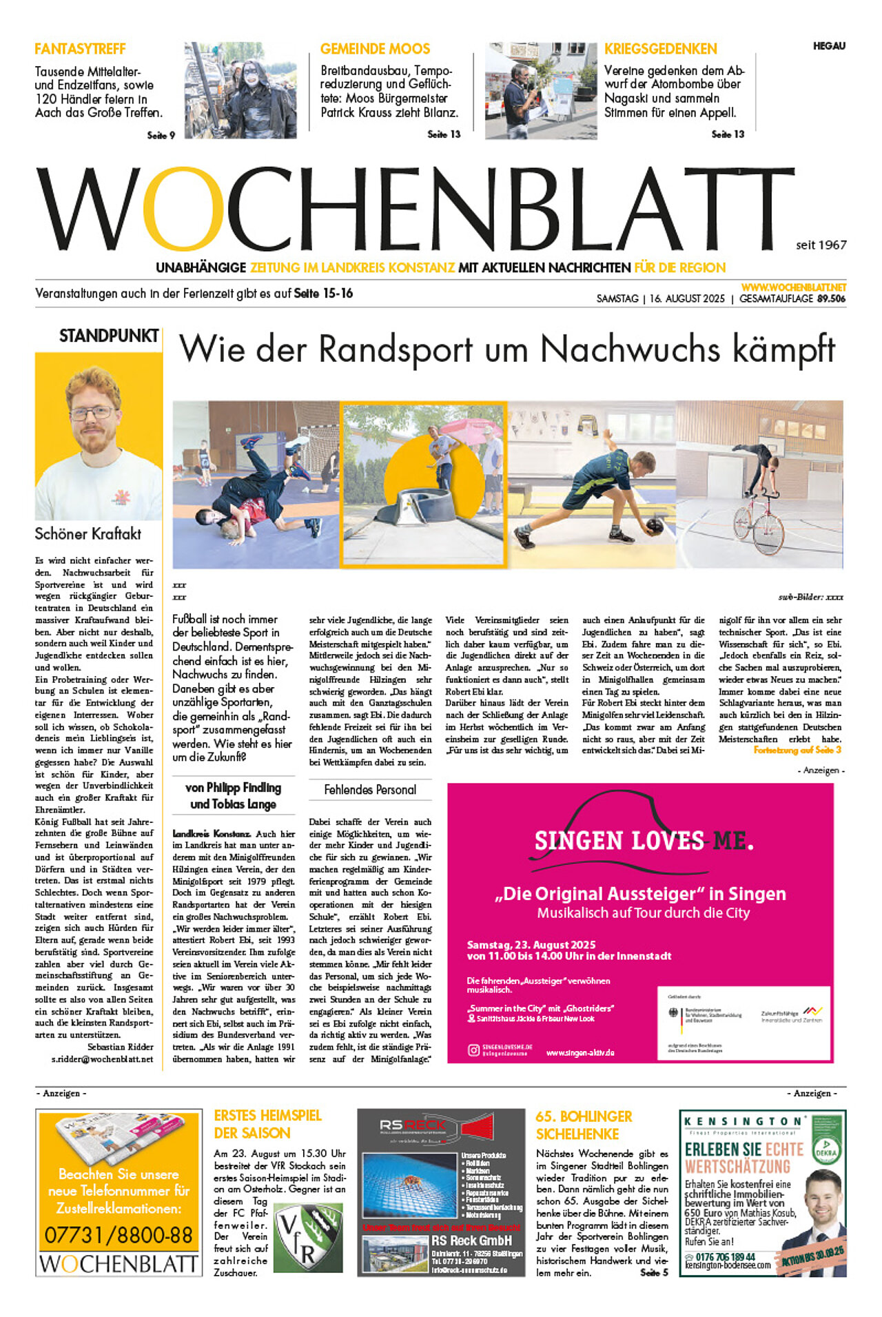 Ausgabe 33 vom 16. August 2025