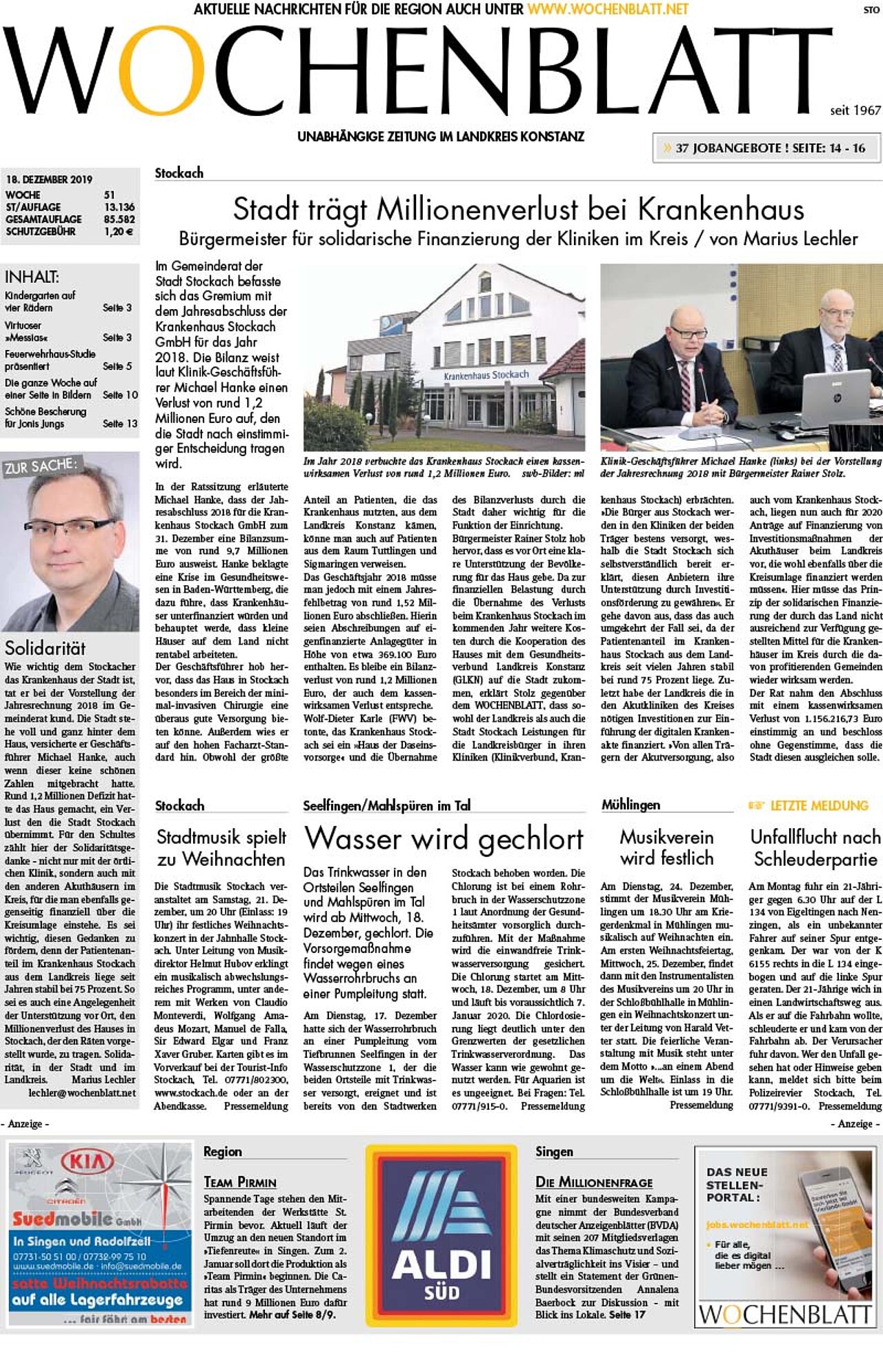 Ausgabe 51 vom 18. Dezember 2019