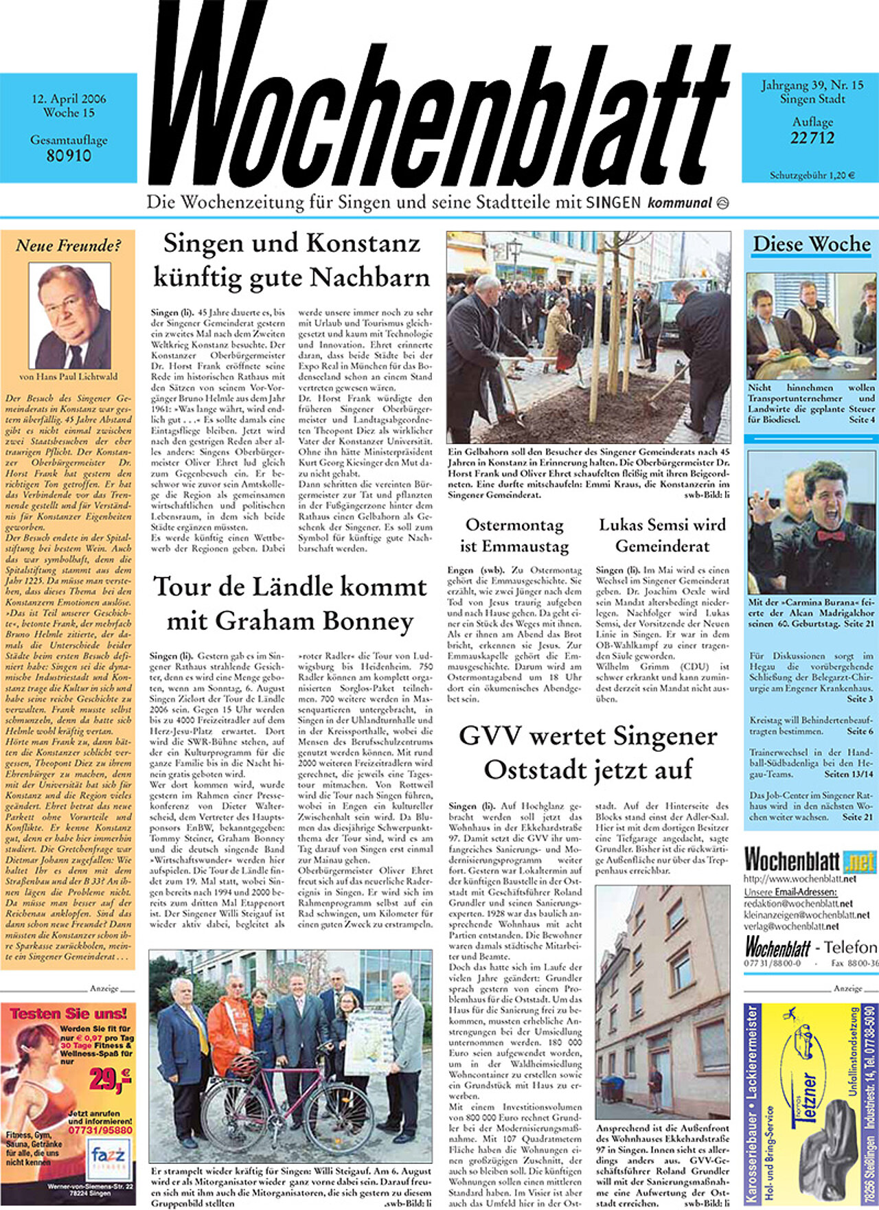 Ausgabe 15 vom 12. April 2006