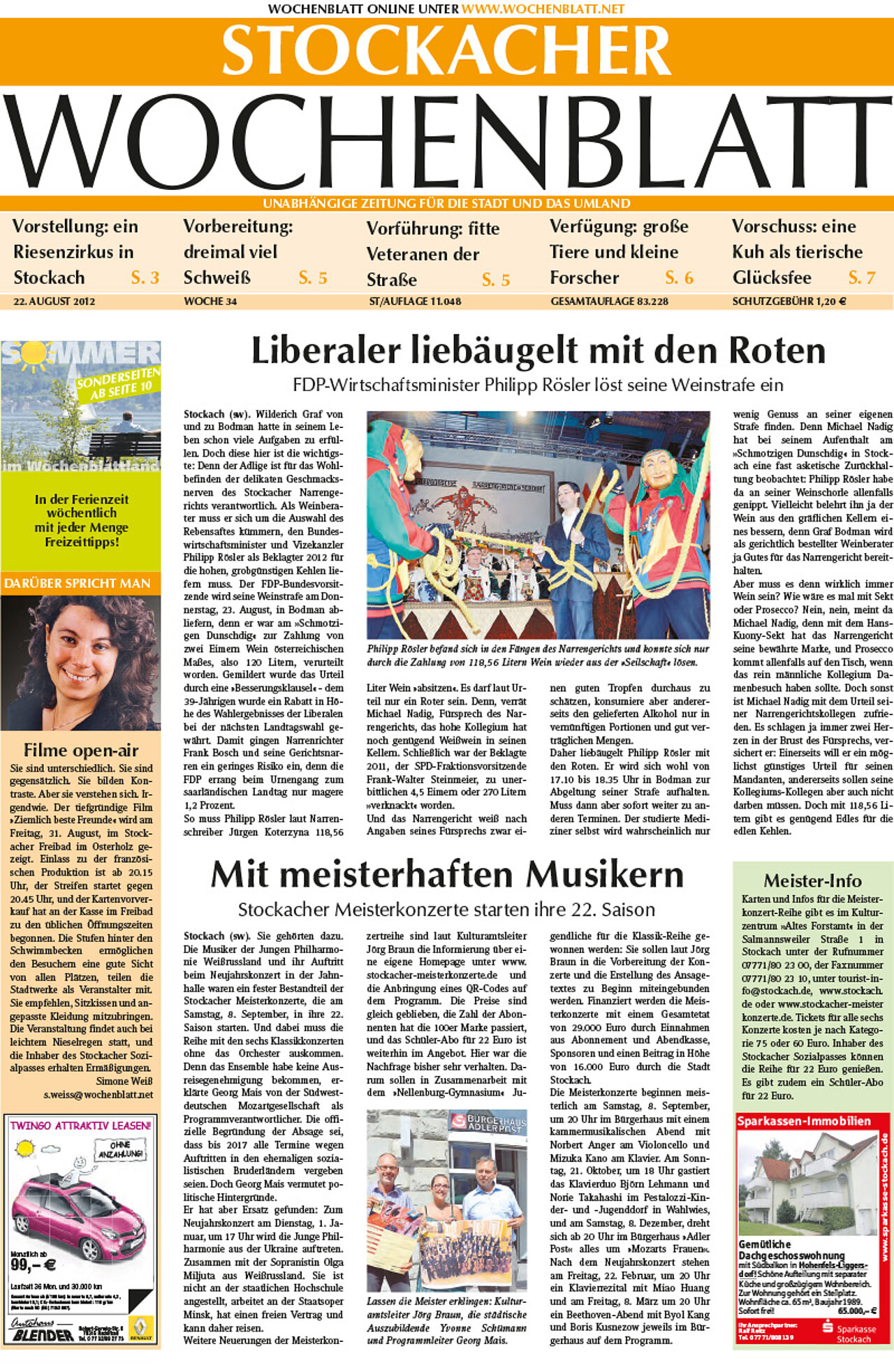 Ausgabe 34 vom 22. August 2012