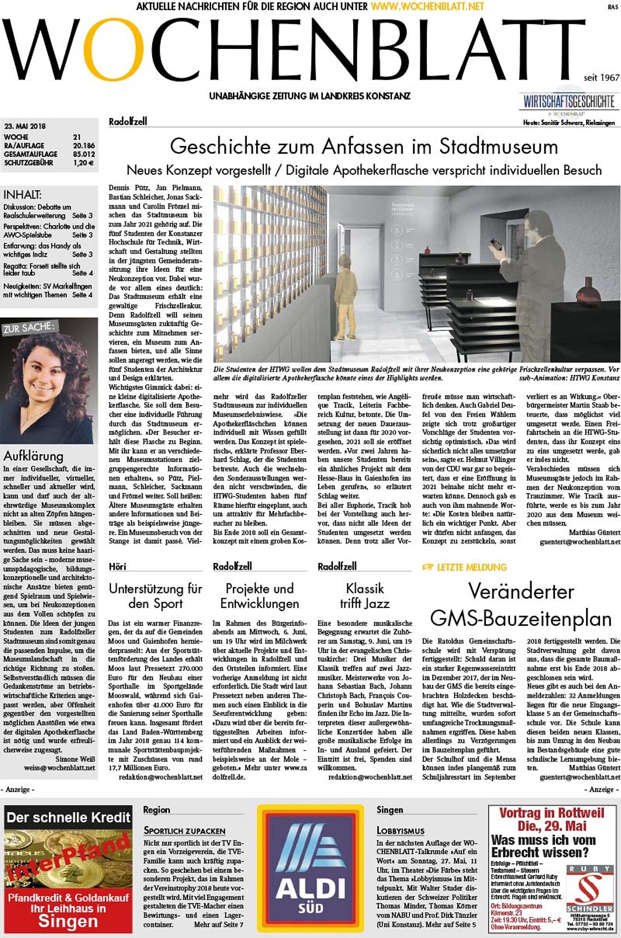 Ausgabe 21 vom 23. Mai 2018