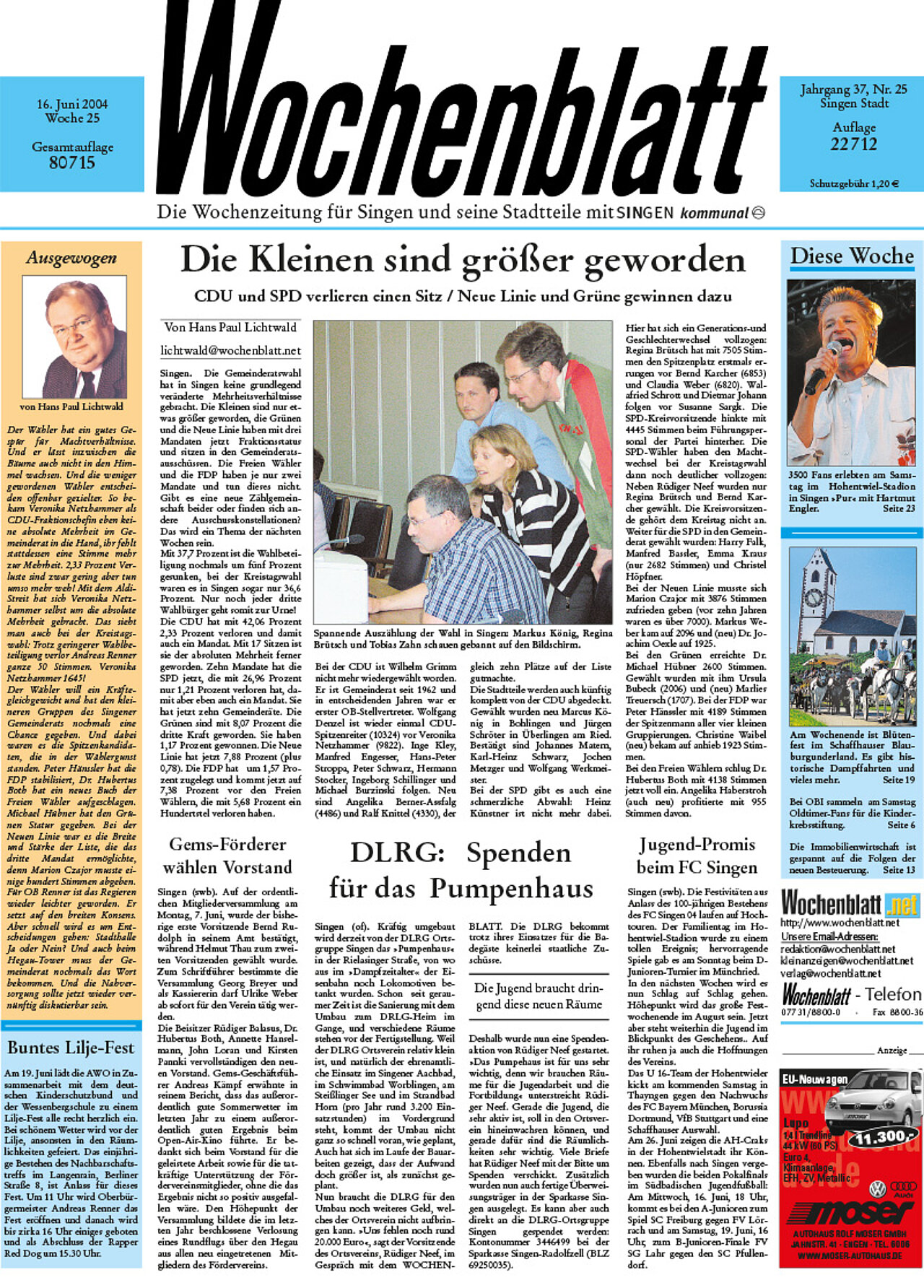 Ausgabe 25 vom 16. Juni 2004