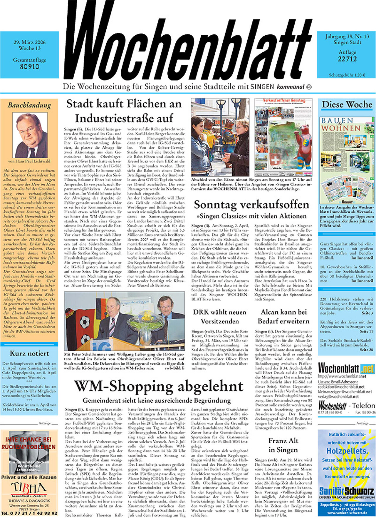 Ausgabe 13 vom 29. März 2006