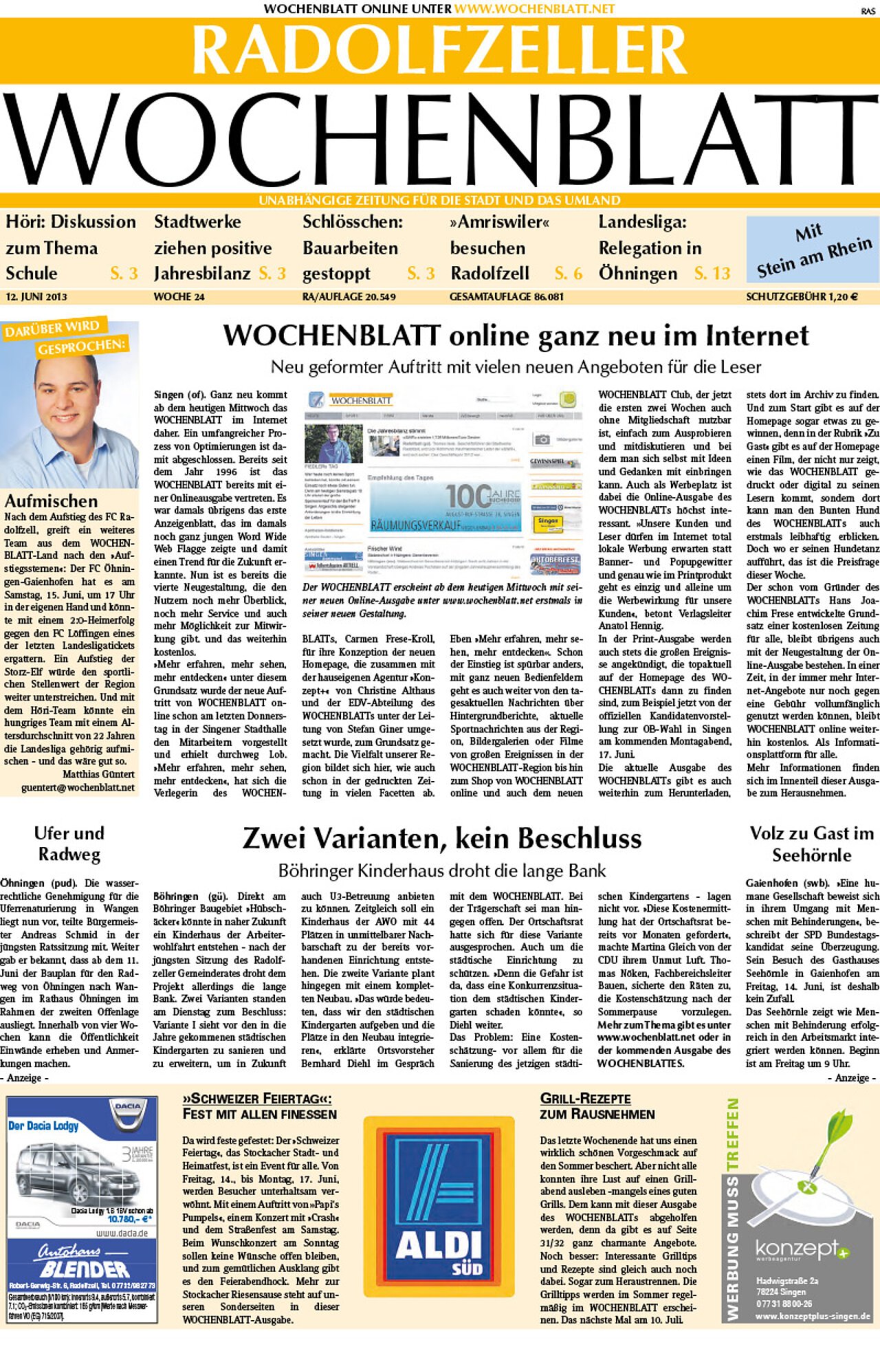 Ausgabe 24 vom 12. Juni 2013