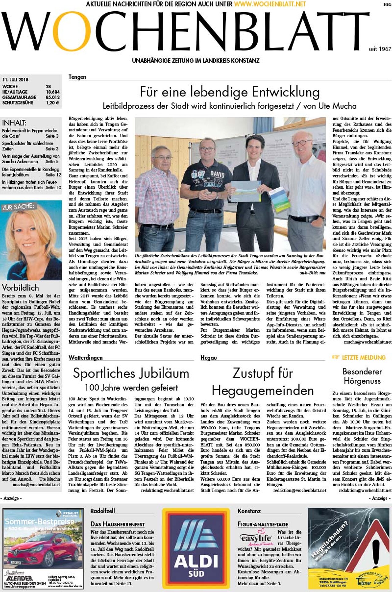 Ausgabe 28 vom 11. Juli 2018