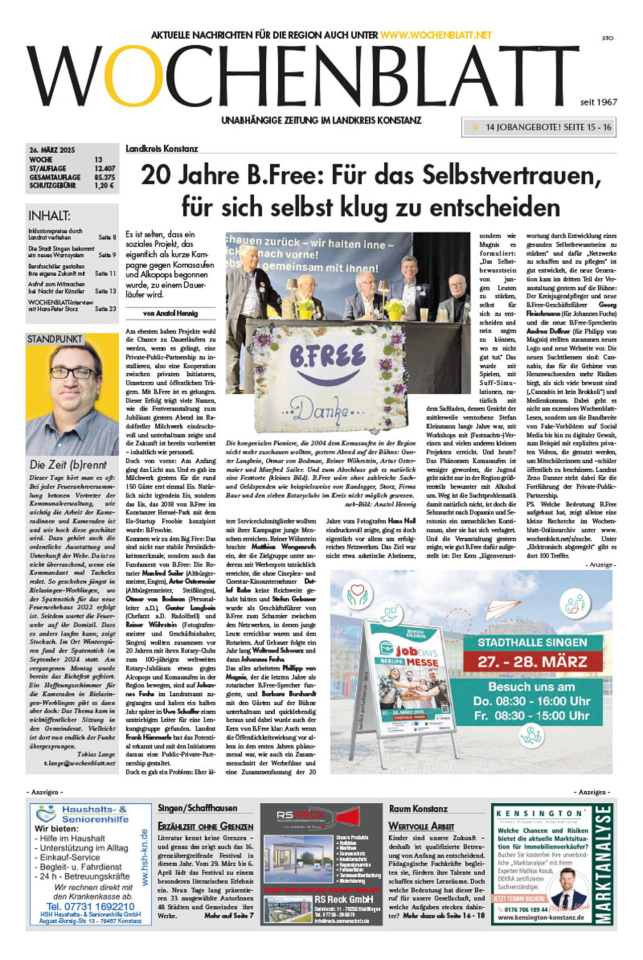 Ausgabe 13 vom 26. März 2025