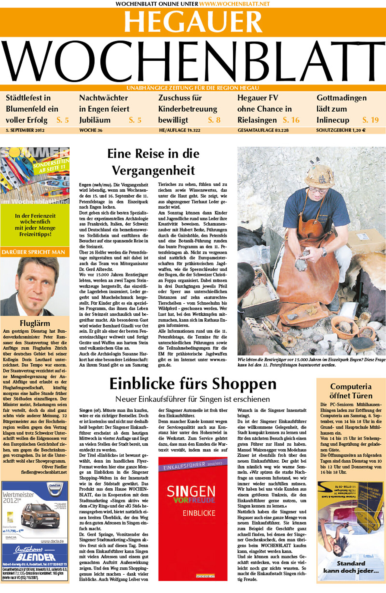 Ausgabe 36 vom 05. September 2012