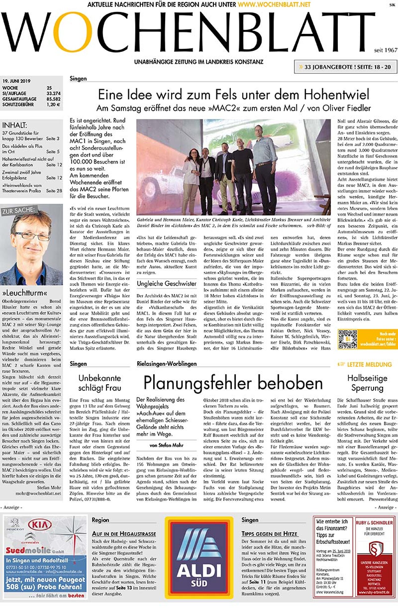 Ausgabe 25 vom 19. Juni 2019