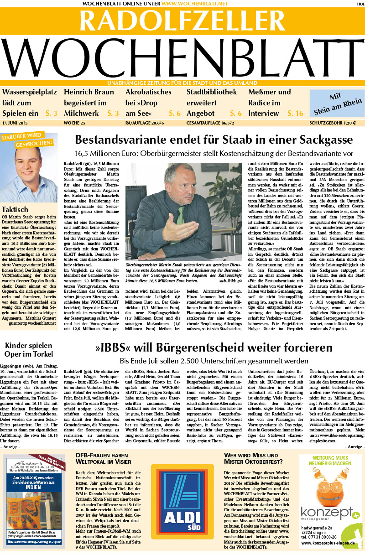 Ausgabe 25 vom 17. Juni 2015