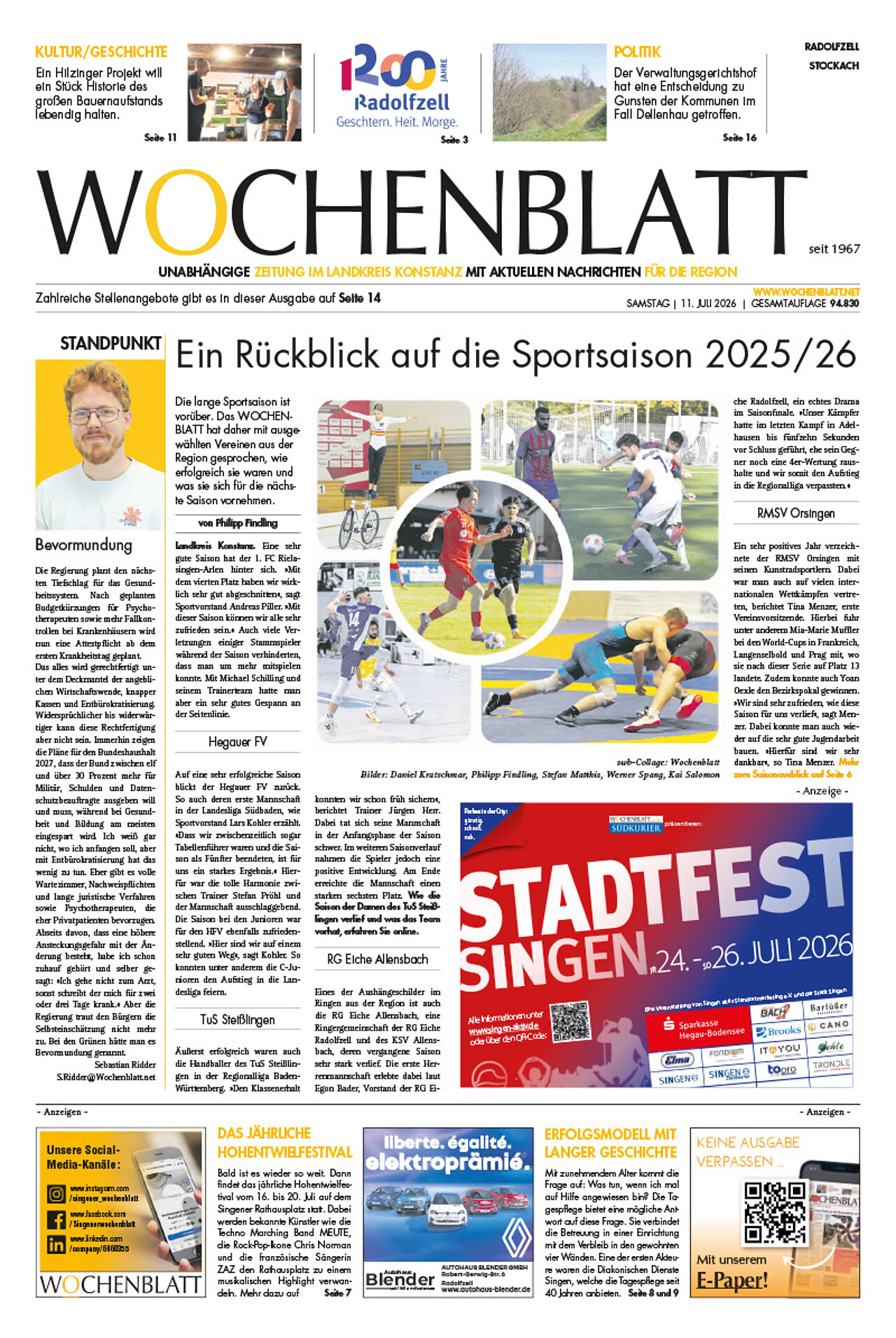 Ausgabe 28 vom 11. Juli 2026
