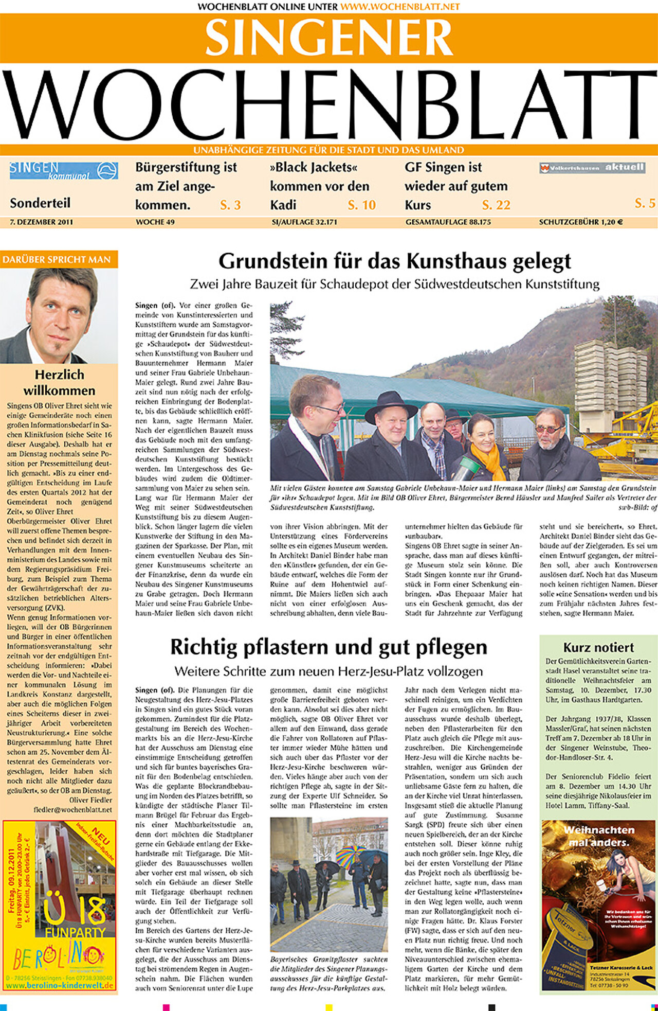 Ausgabe 49 vom 07. Dezember 2011