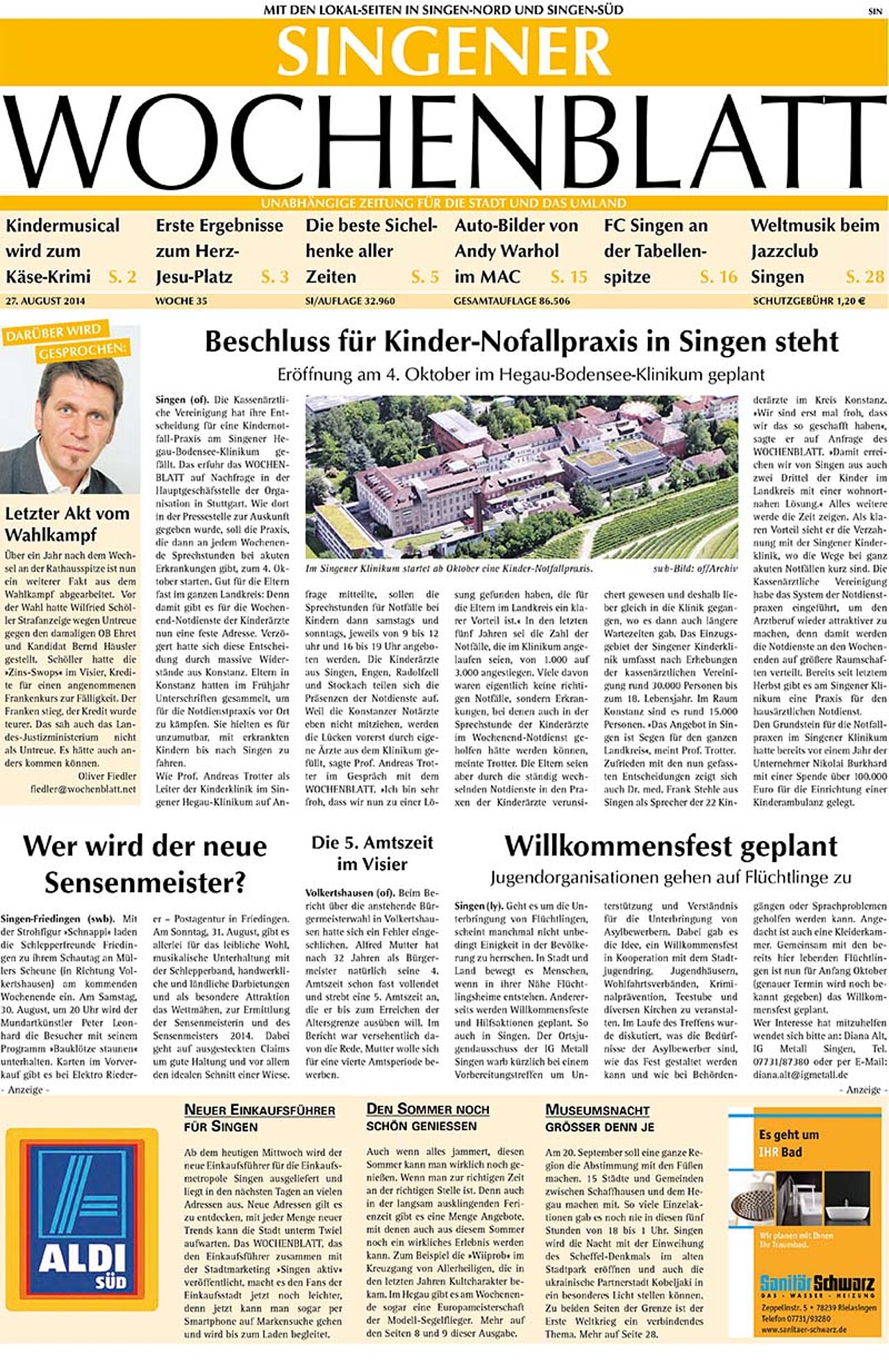 Ausgabe 35 vom 27. August 2014