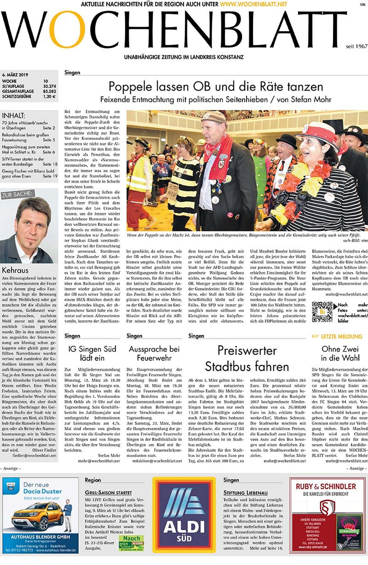 Ausgabe 10 vom 06. März 2019