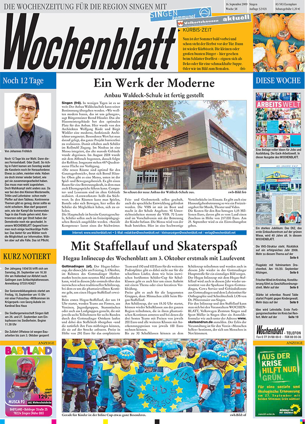 Ausgabe 37 vom 16. September 2009