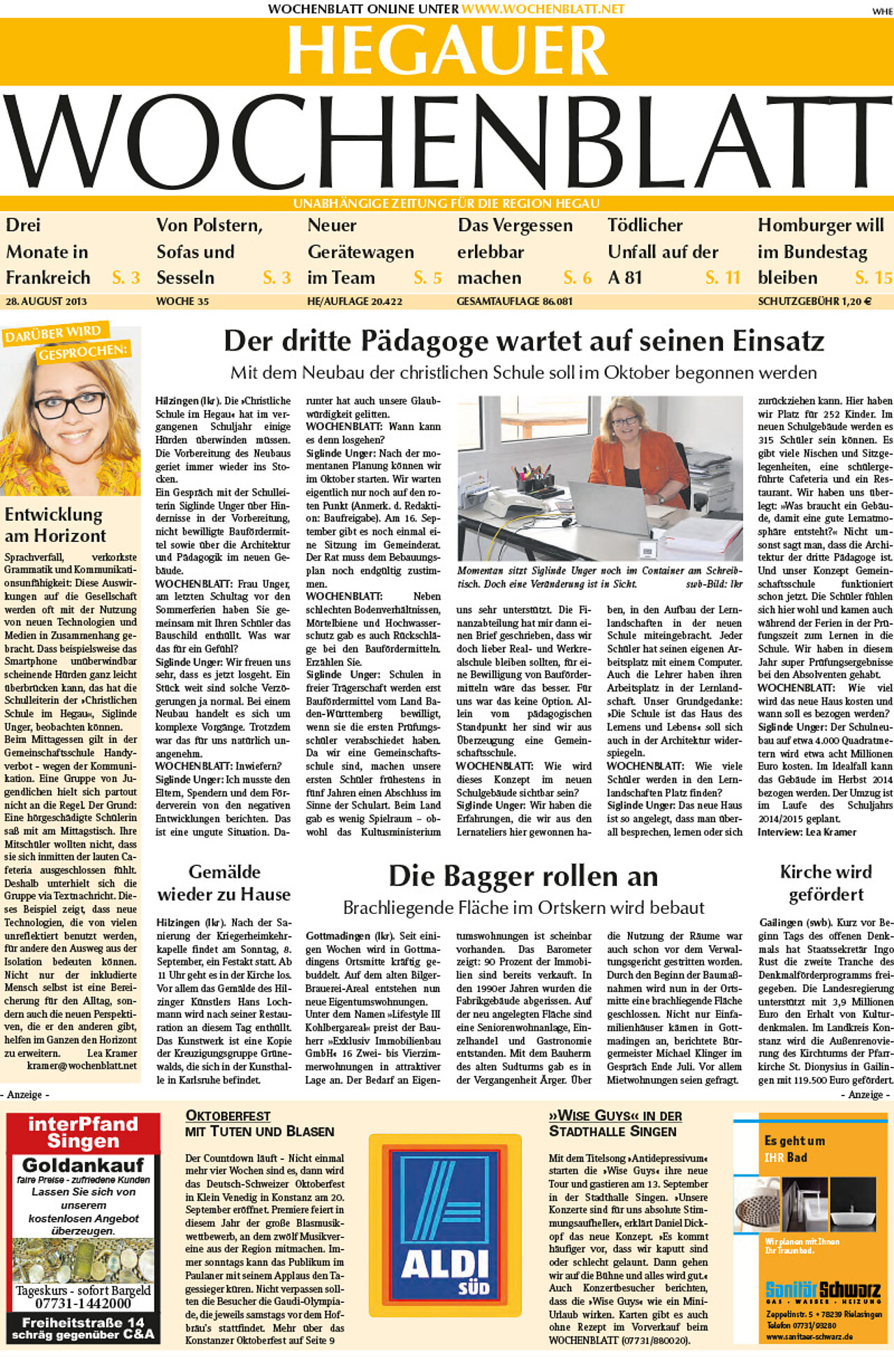 Ausgabe 35 vom 28. August 2013