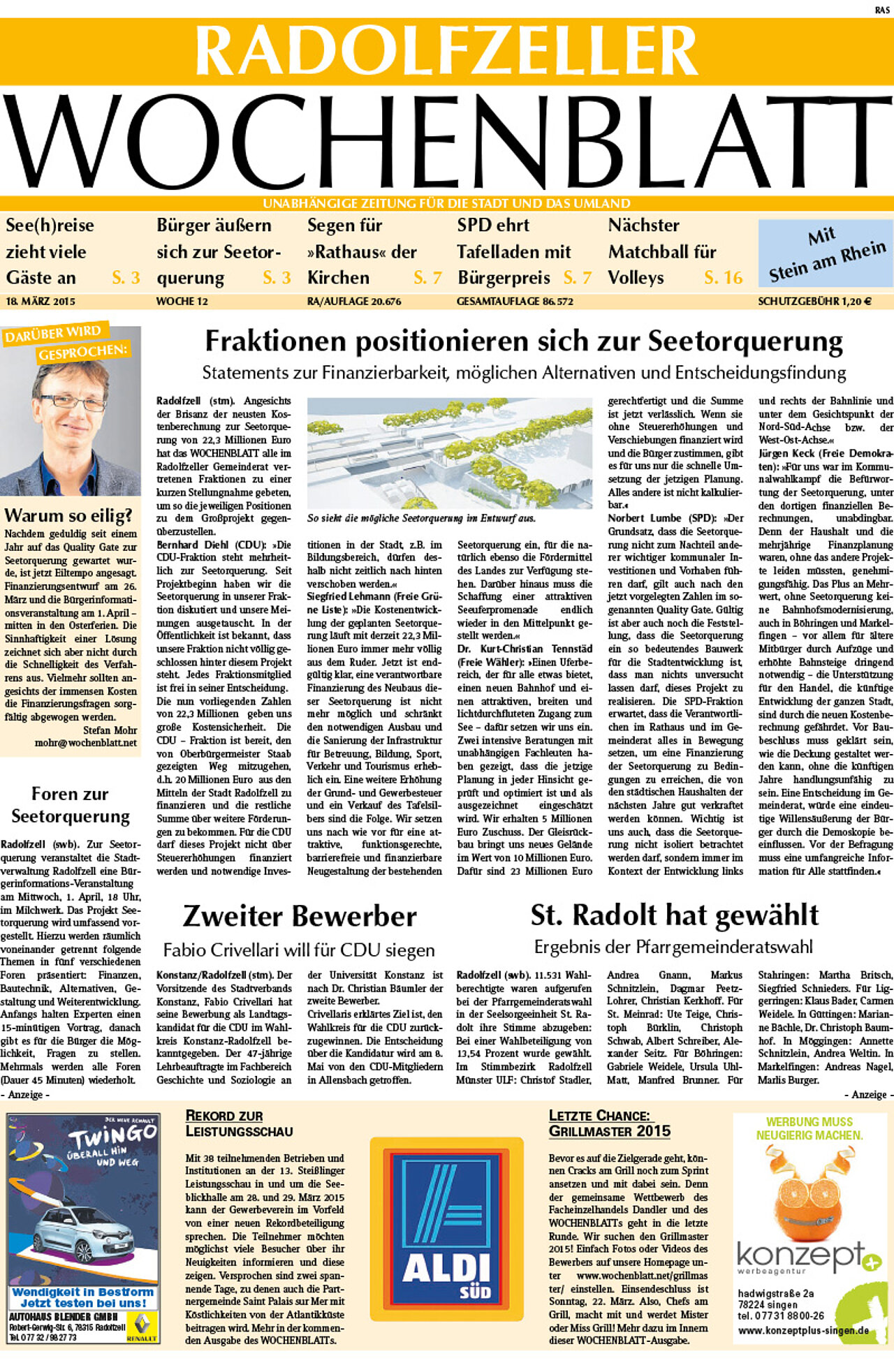 Ausgabe 12 vom 18. März 2015