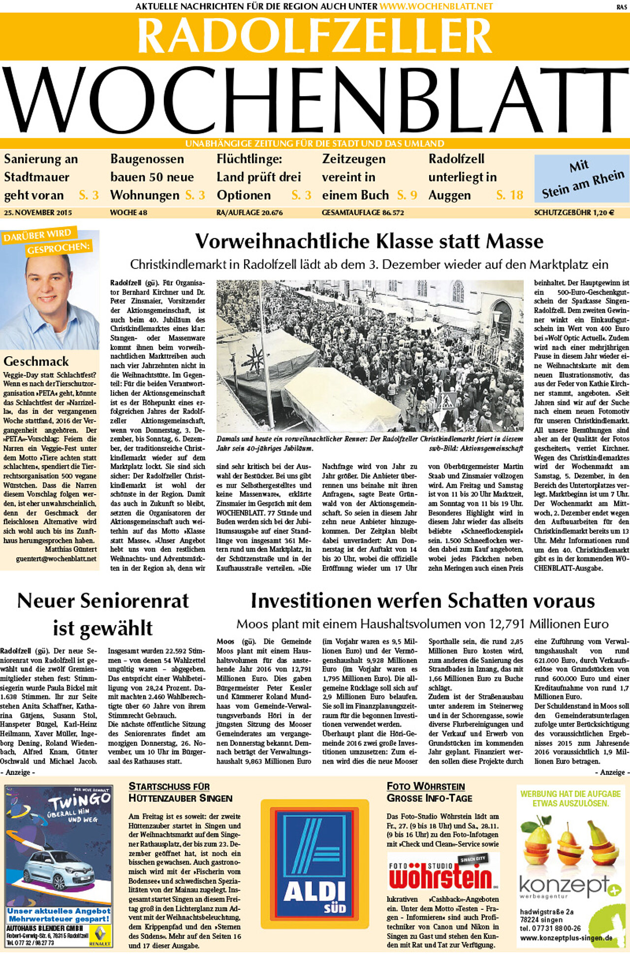Ausgabe 48 vom 25. November 2015