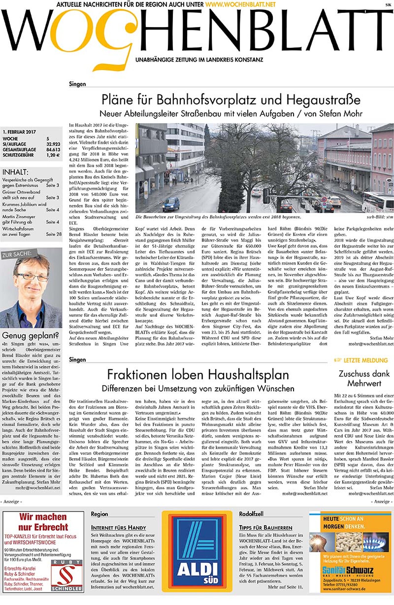 Ausgabe 05 vom 01. Februar 2017