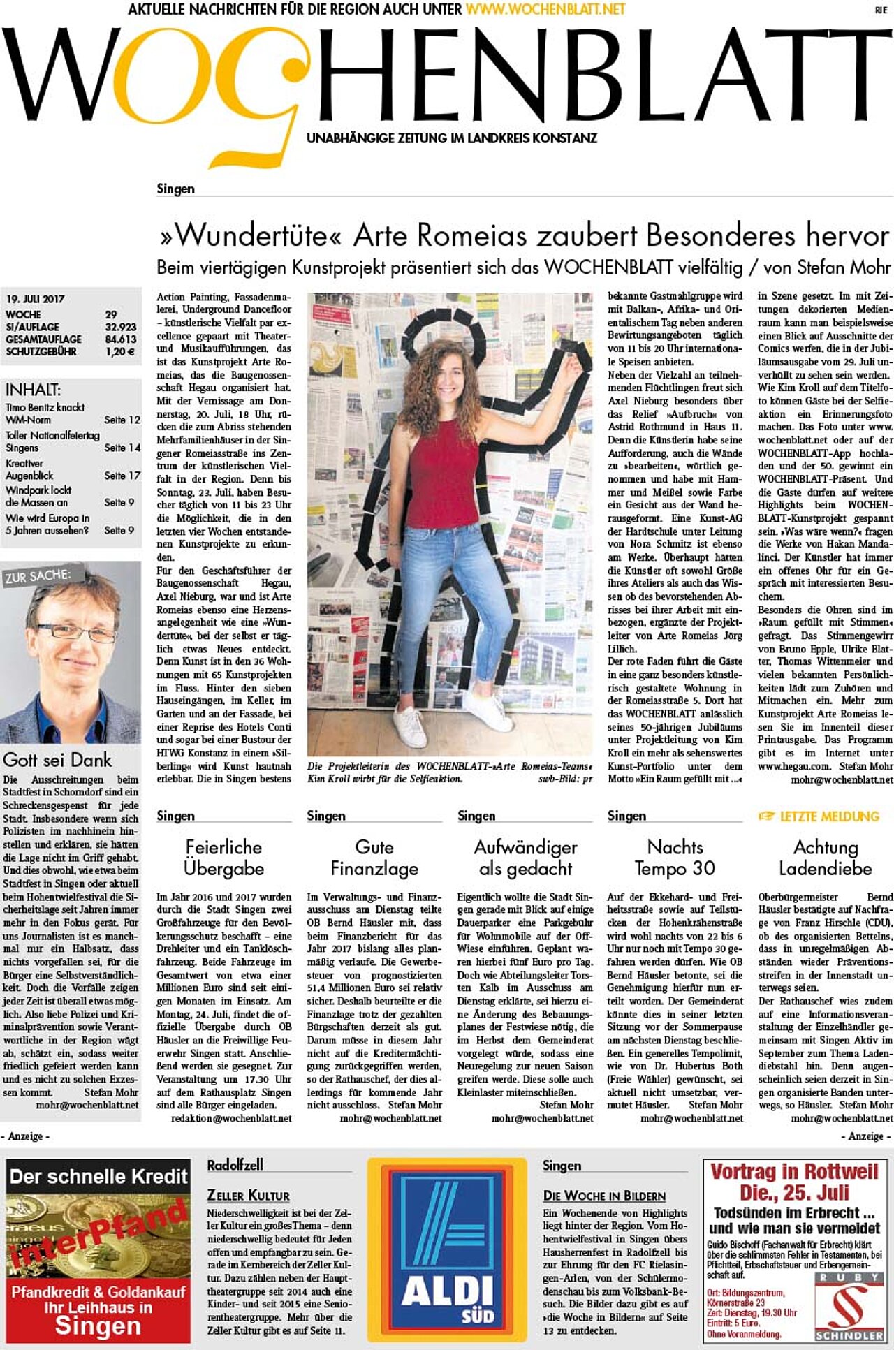 Ausgabe 29 vom 19. Juli 2017