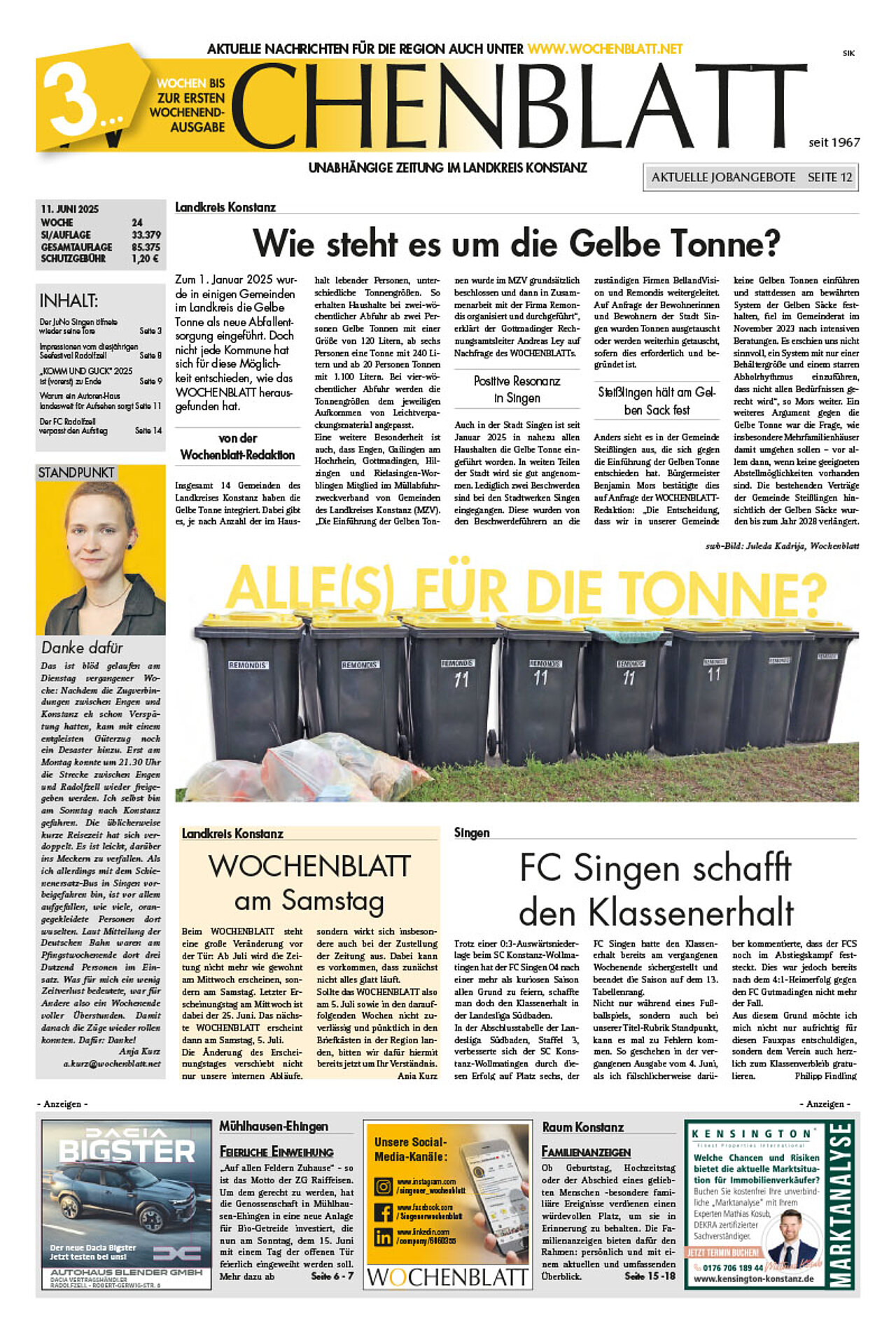 Ausgabe 24 vom 11. Juni 2025