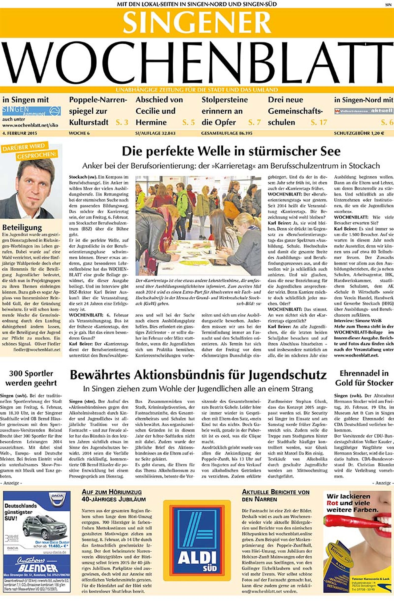 Ausgabe 06 vom 04. Februar 2015