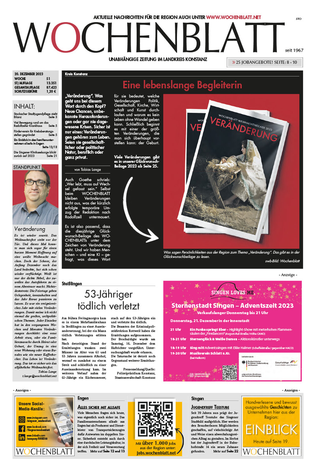 Ausgabe 51 vom 20. Dezember 2023