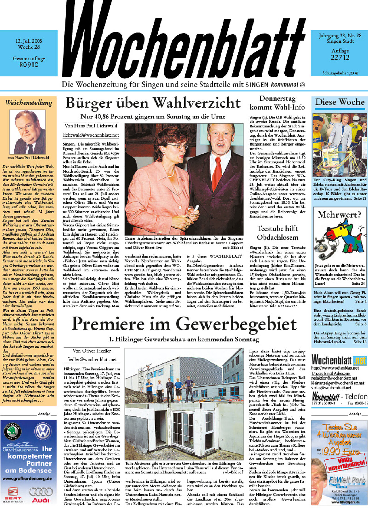 Ausgabe 28 vom 13. Juli 2005