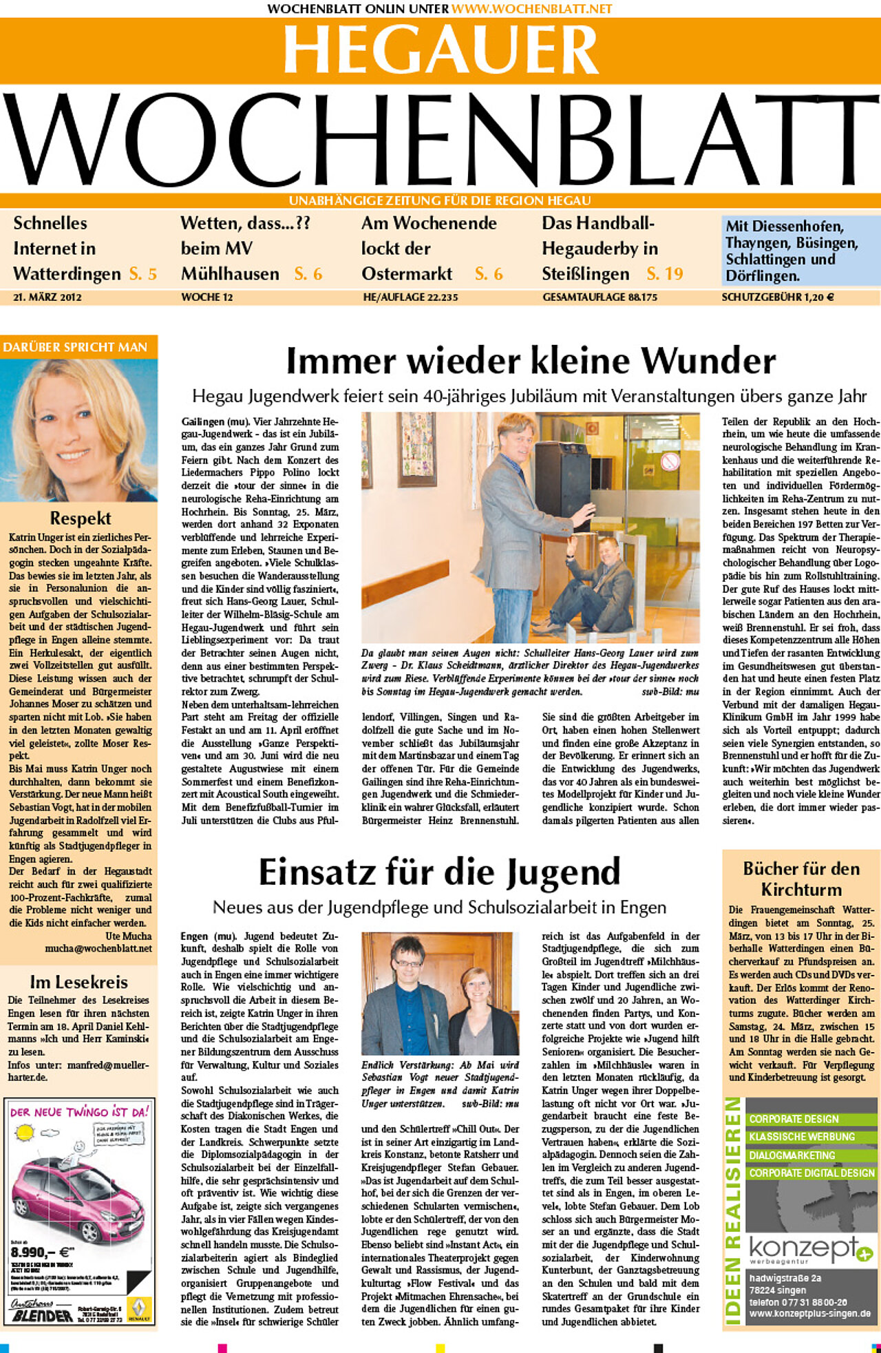 Ausgabe 12 vom 21. März 2012