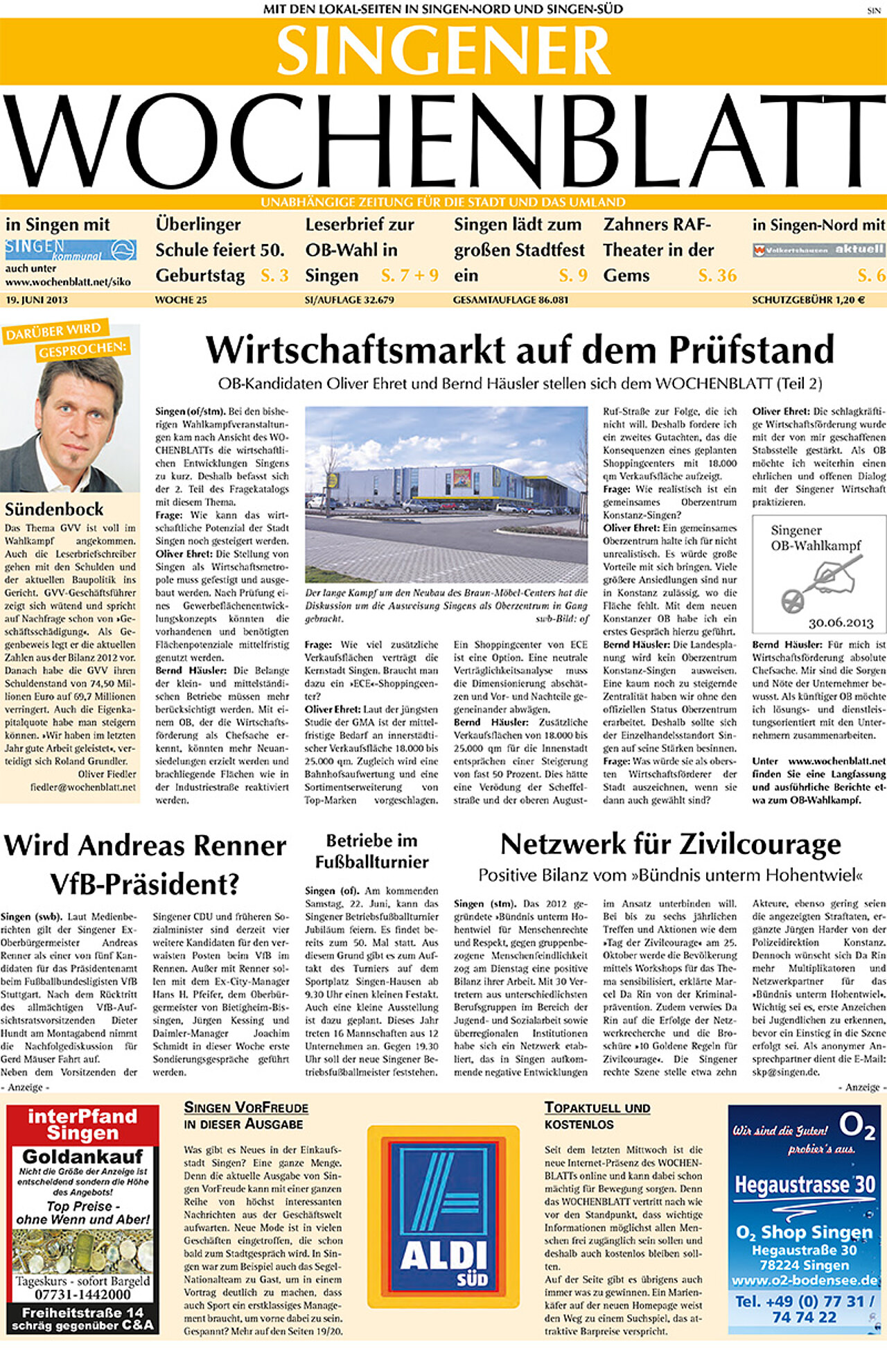 Ausgabe 25 vom 19. Juni 2013