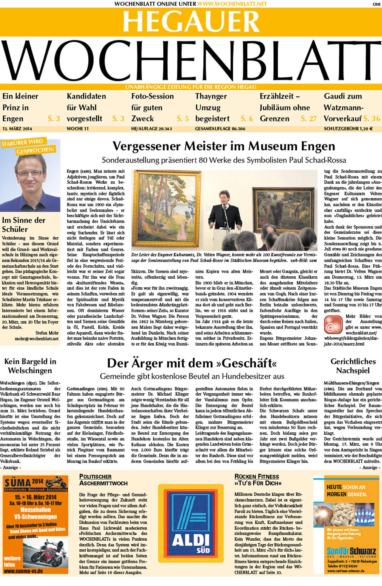 Ausgabe 11 vom 12. März 2014