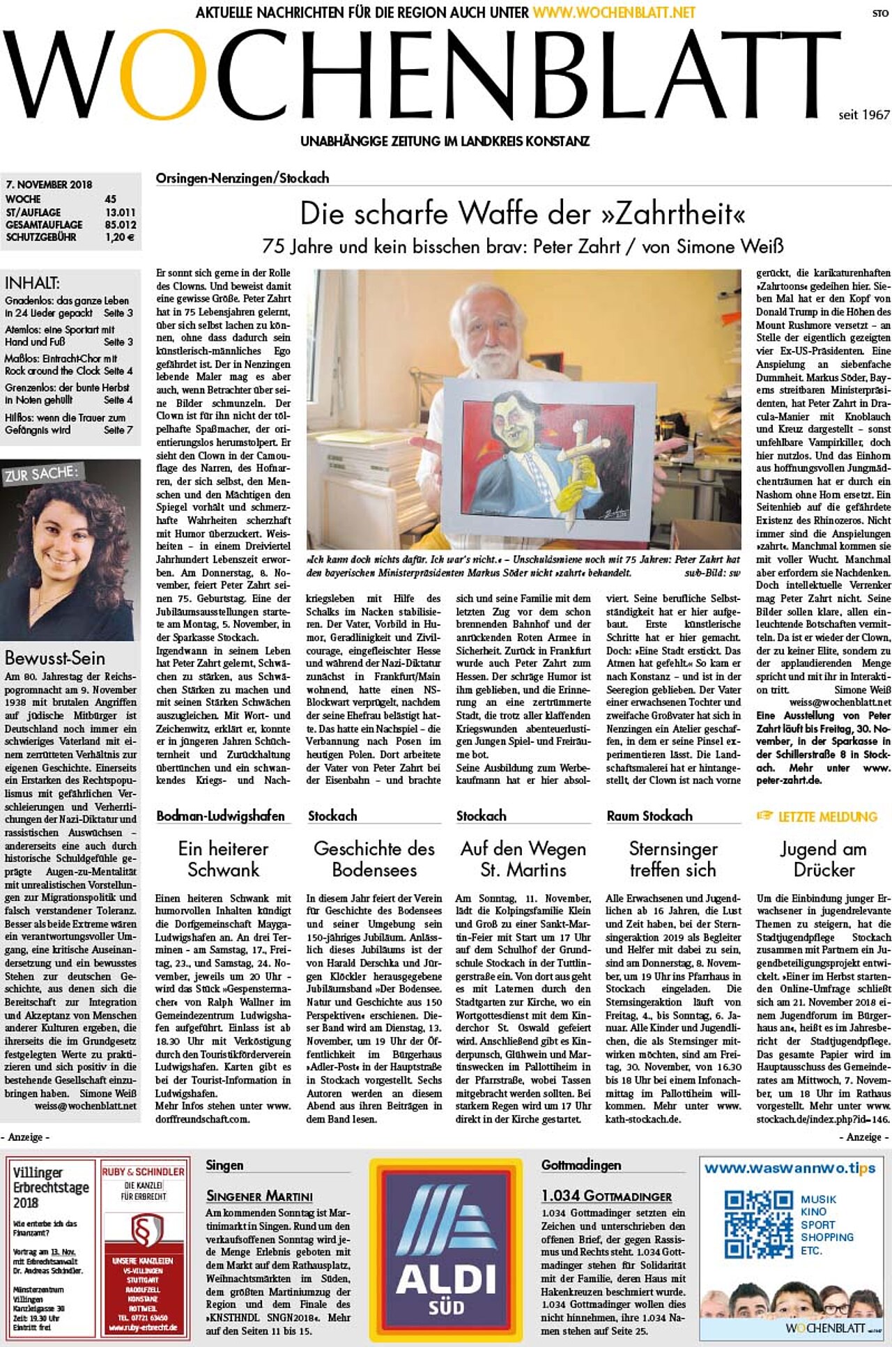 Ausgabe 45 vom 07. November 2018