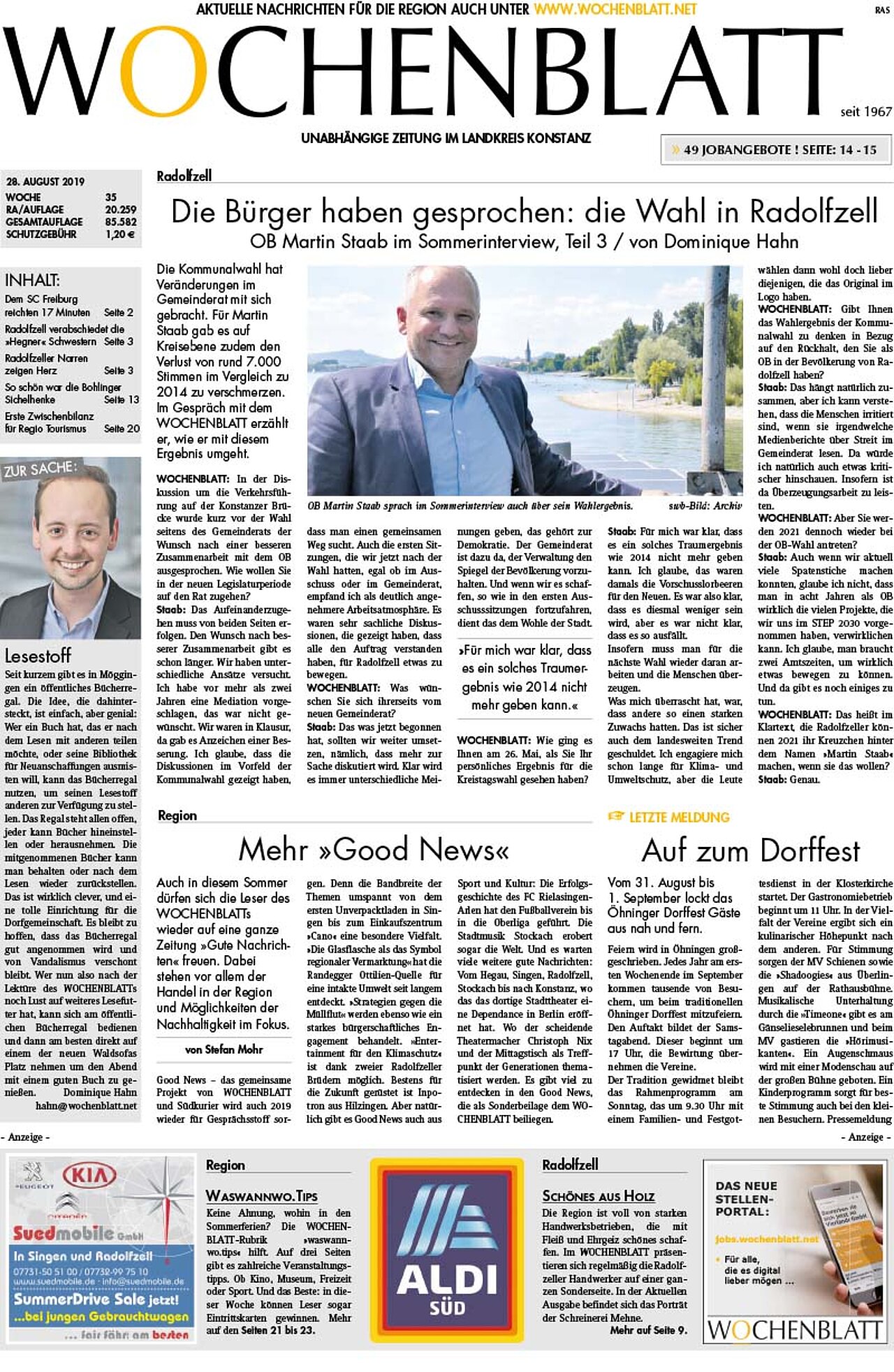 Ausgabe 35 vom 28. August 2019