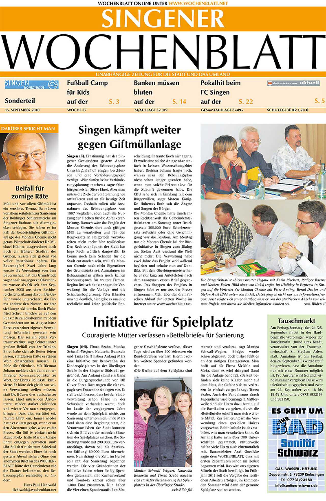 Ausgabe 37 vom 15. September 2010