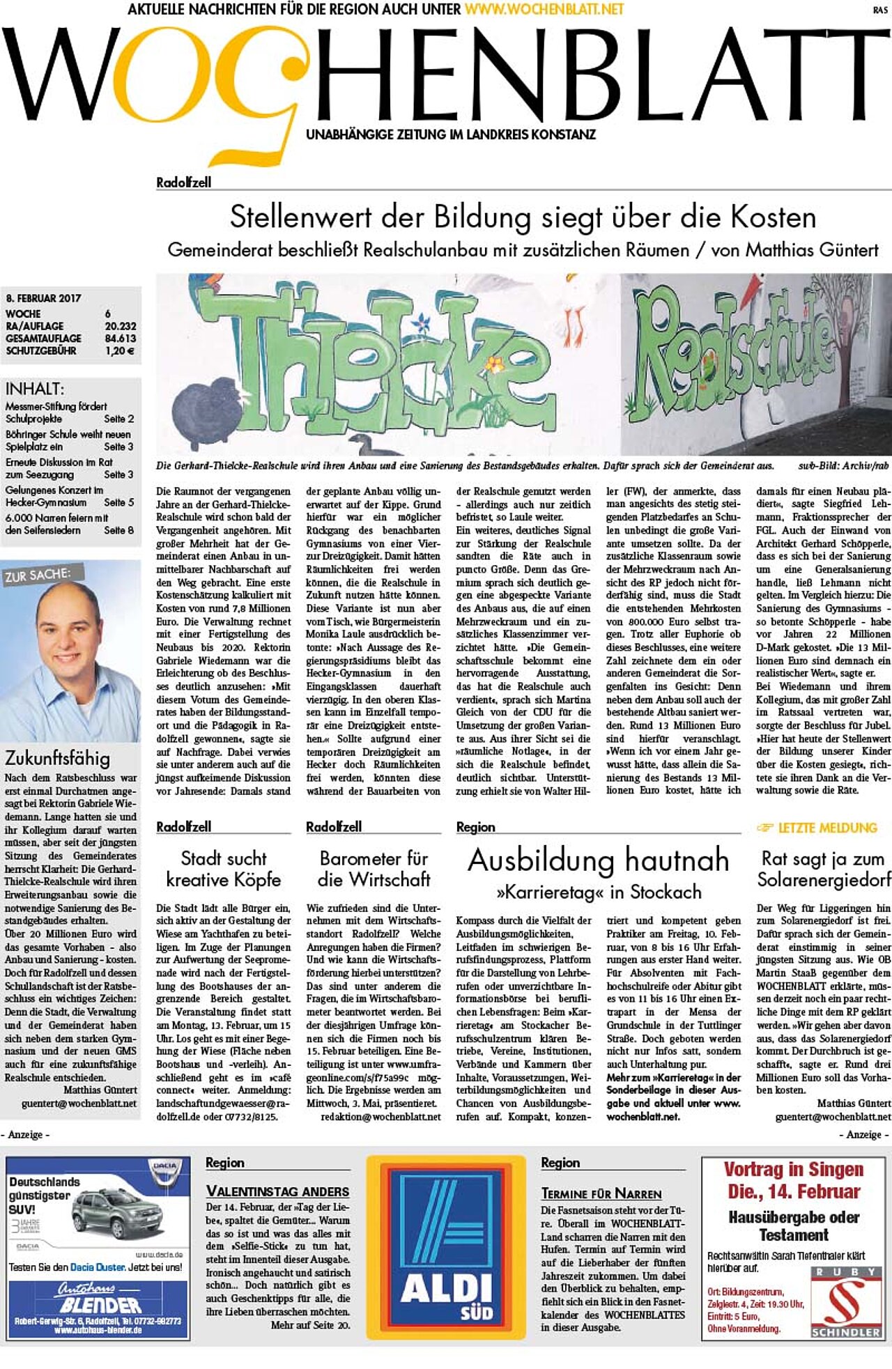 Ausgabe 06 vom 08. Februar 2017