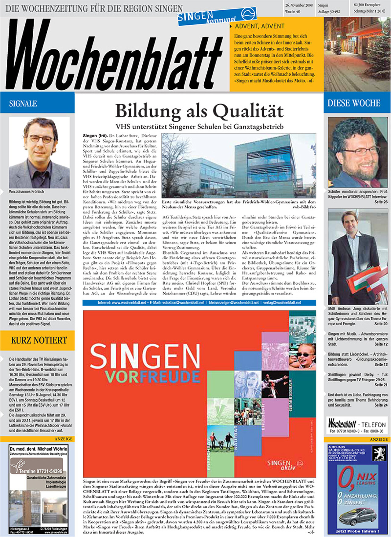Ausgabe 48 vom 26. November 2008