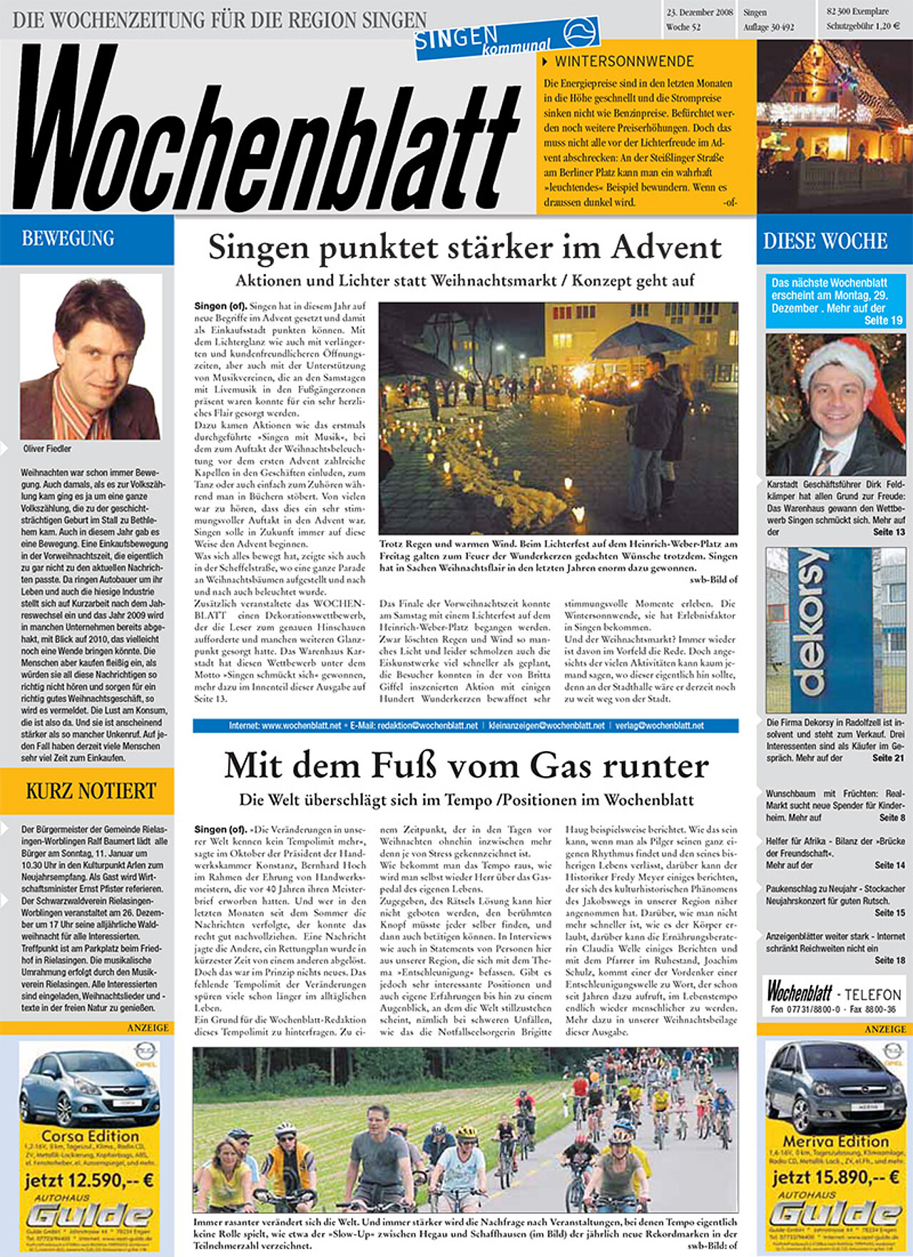 Ausgabe 52 vom 23. Dezember 2008