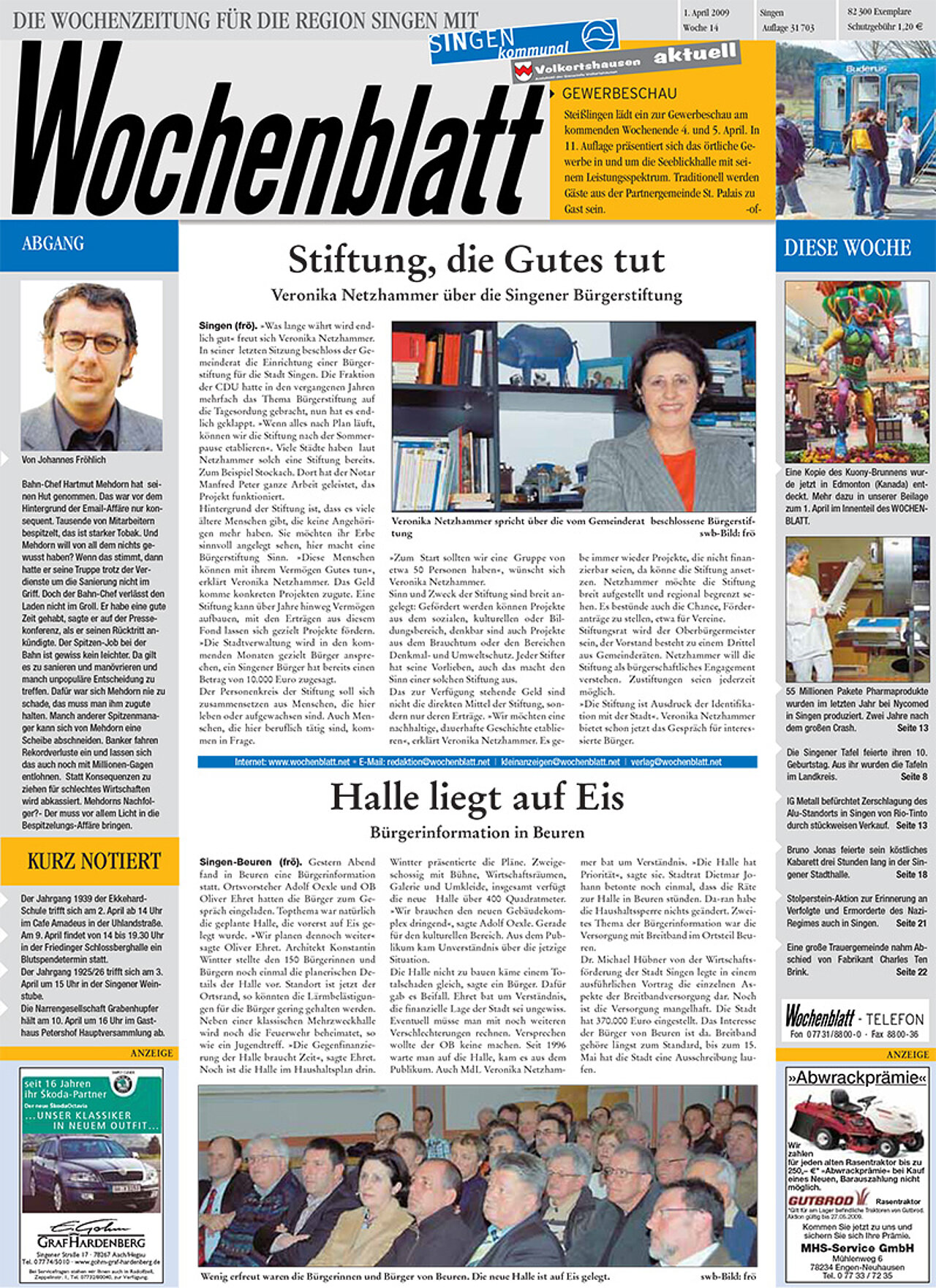 Ausgabe 13 vom 01. April 2009