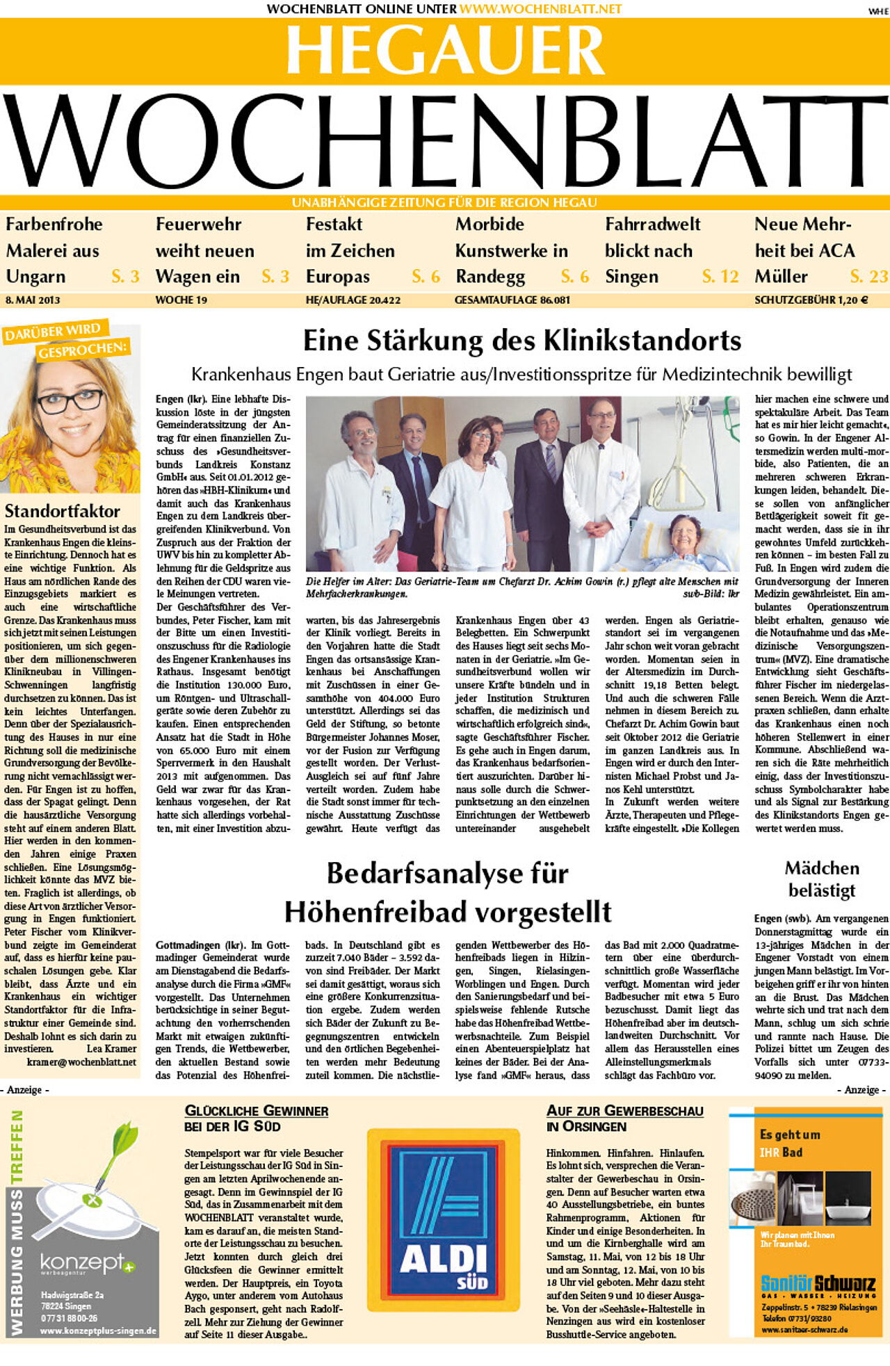Ausgabe 19 vom 09. Mai 2013