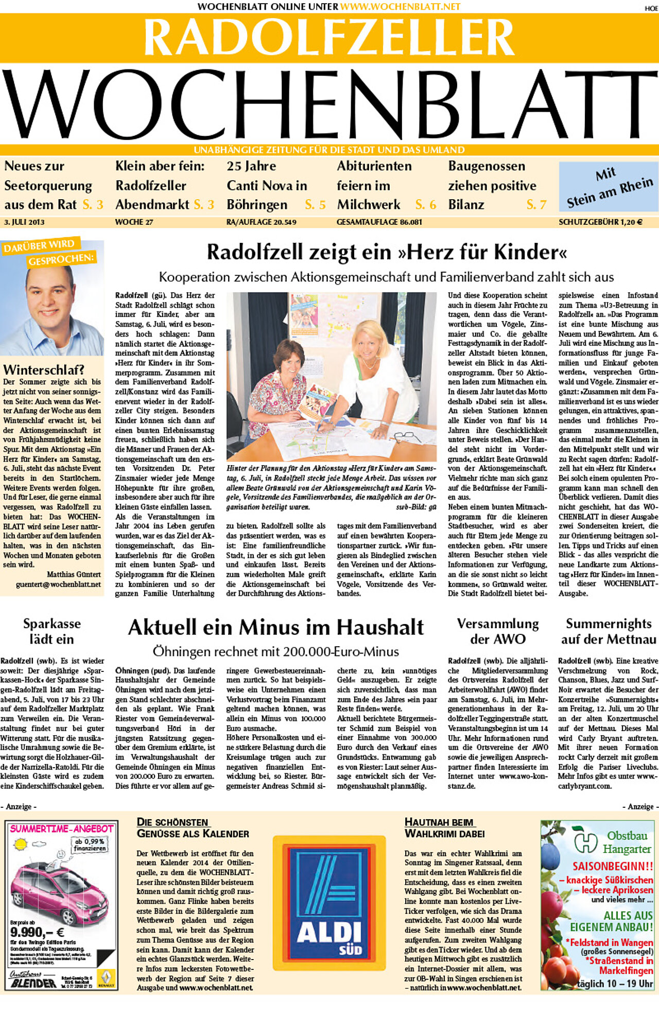Ausgabe 27 vom 03. Juli 2013