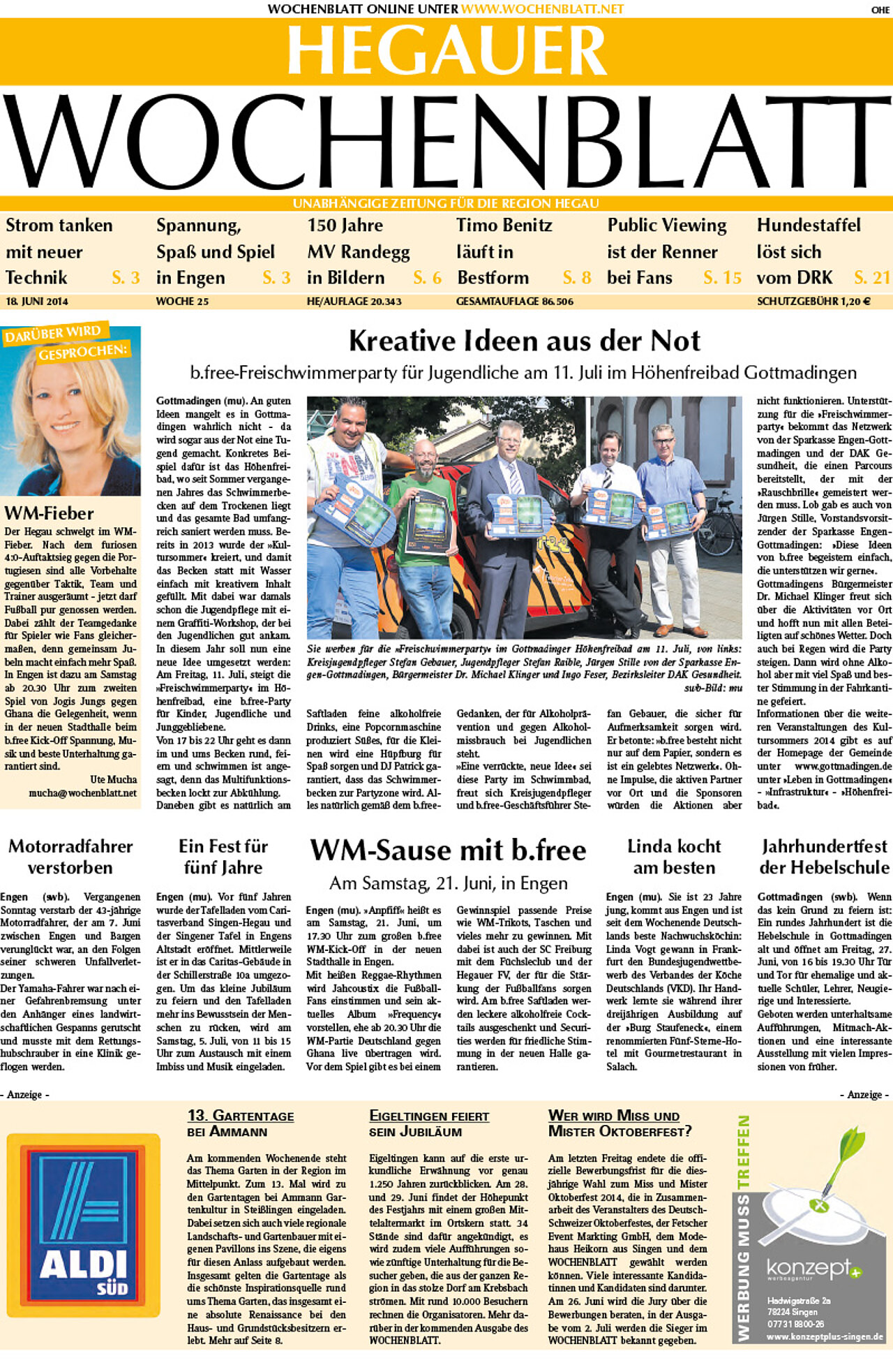 Ausgabe 25 vom 18. Juni 2014