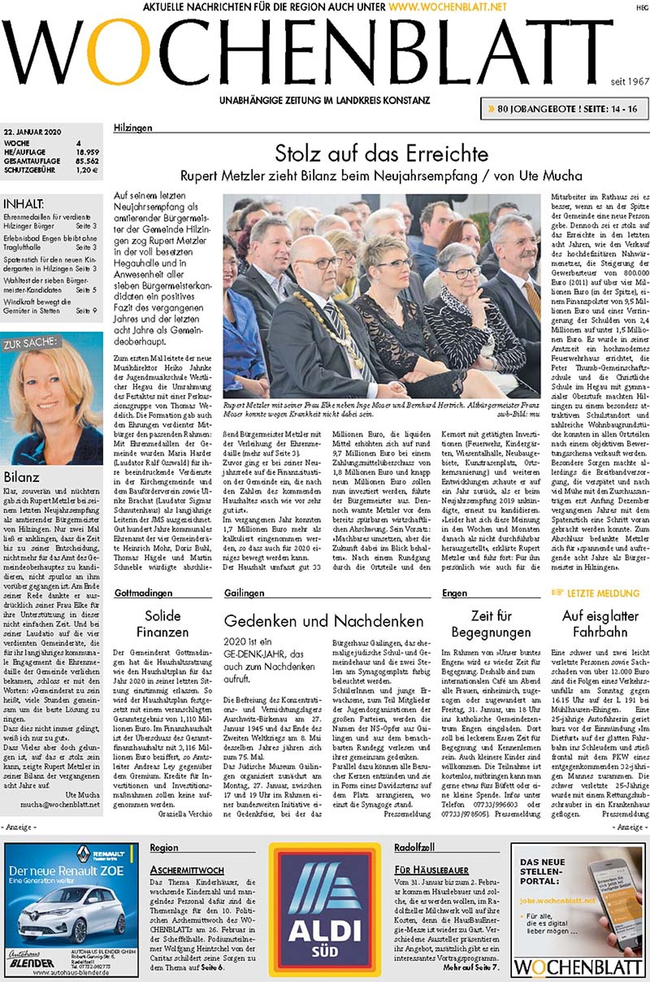 Ausgabe 04 vom 22. Januar 2020