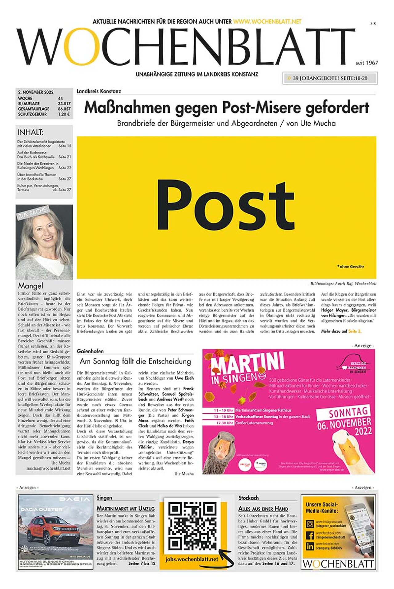 Ausgabe 44 vom 02. November 2022