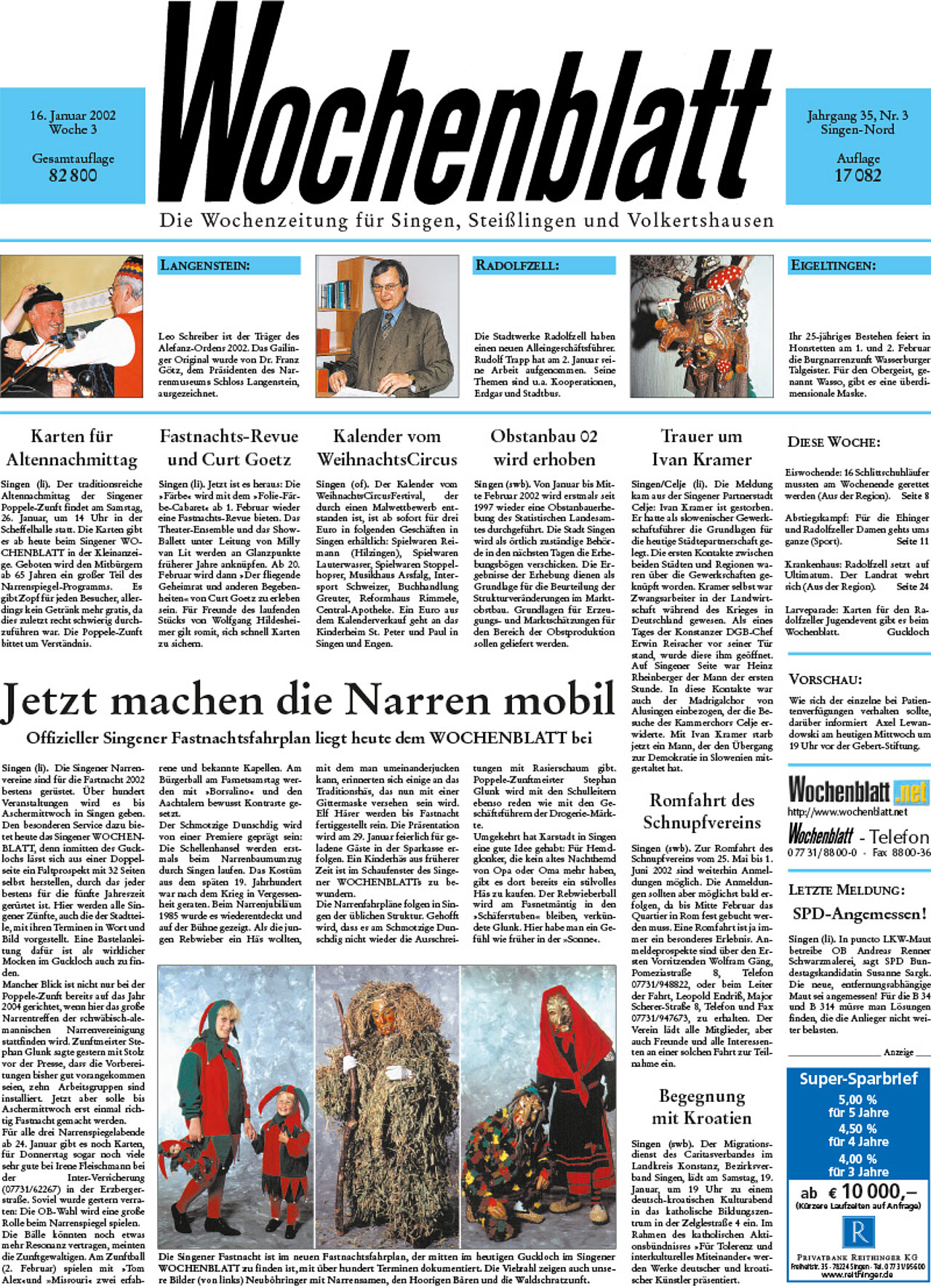 Ausgabe 03 vom 16. Januar 2002
