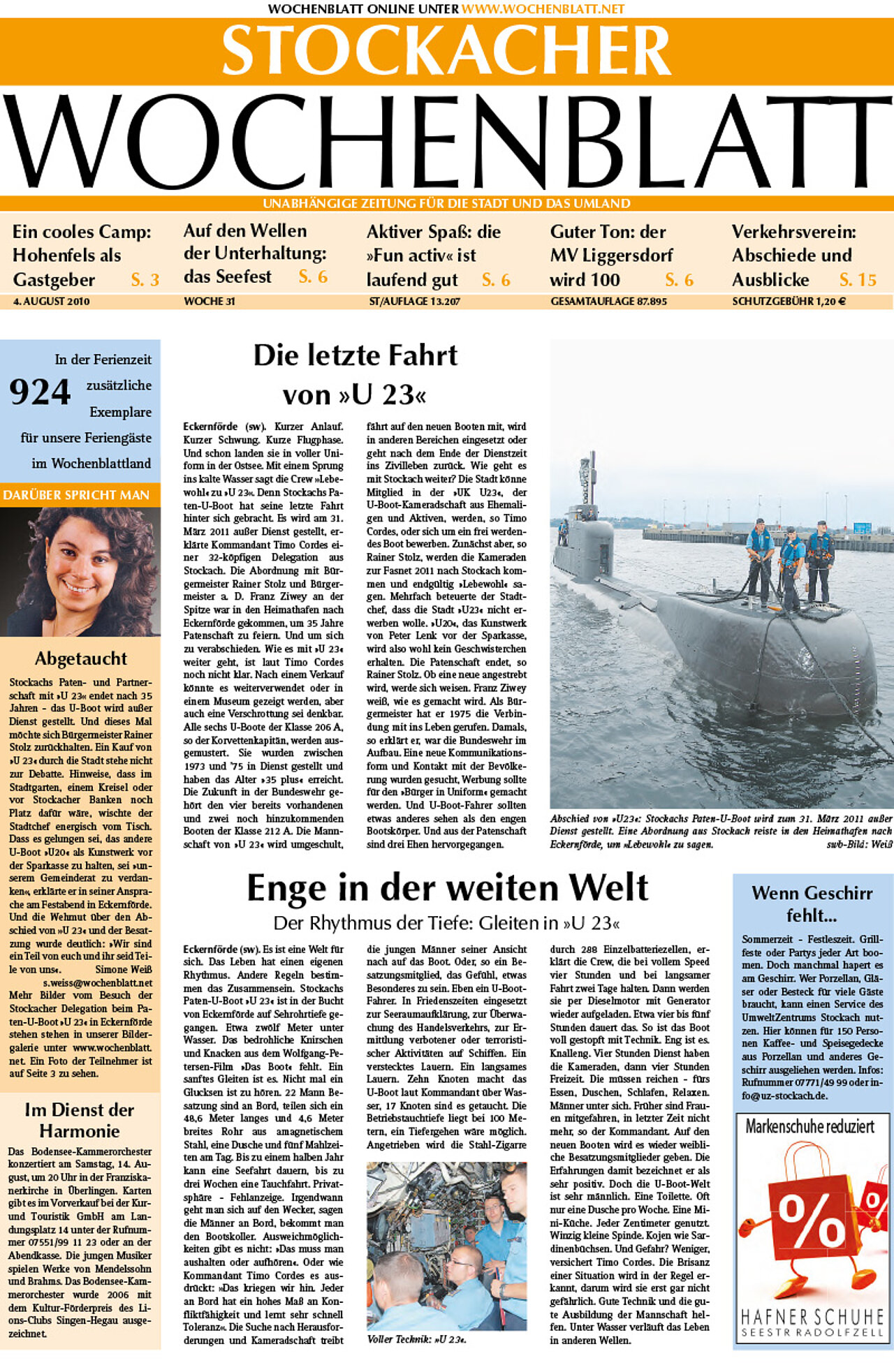 Ausgabe 31 vom 04. August 2010