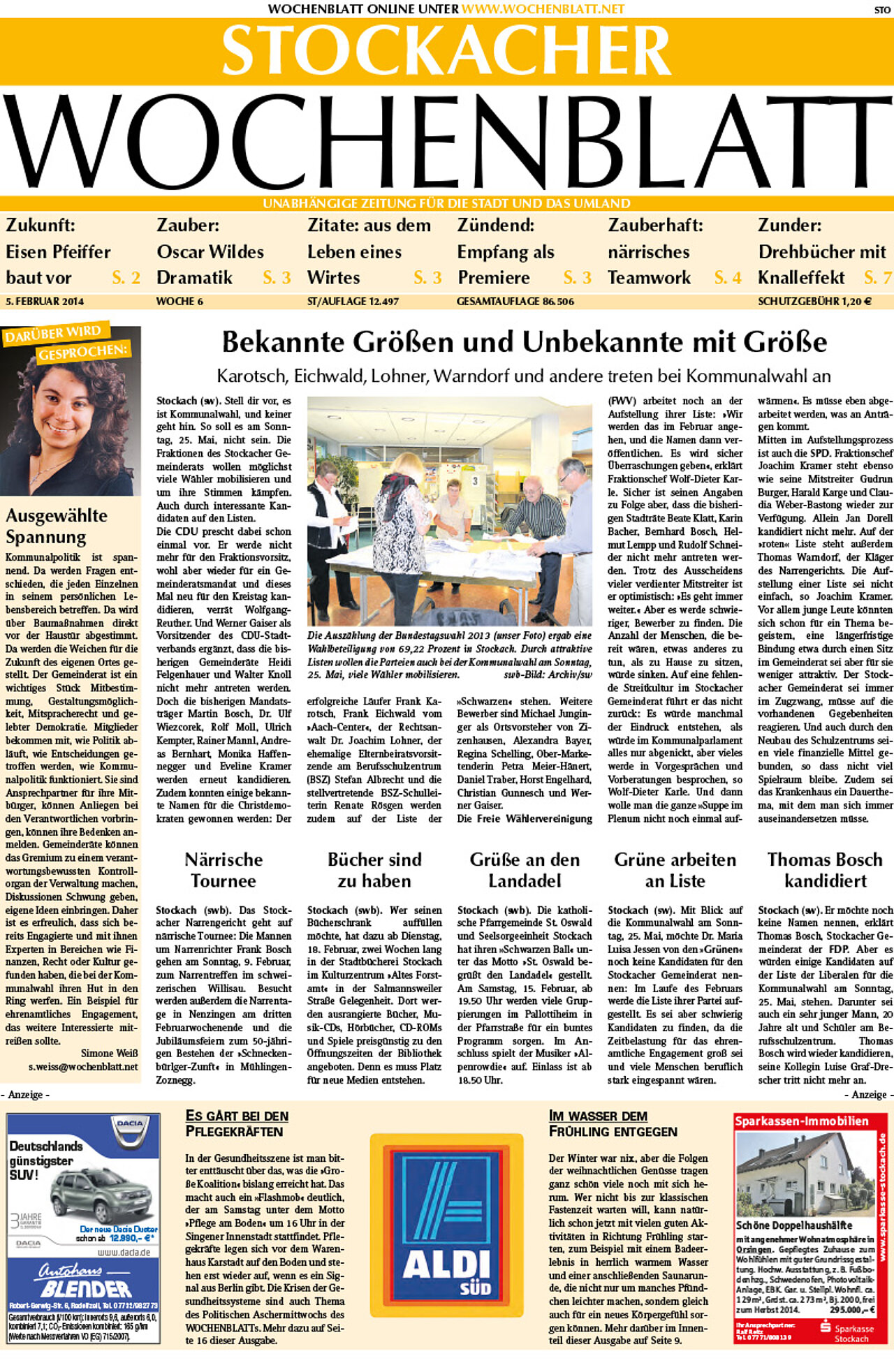Ausgabe 06 vom 05. Februar 2014