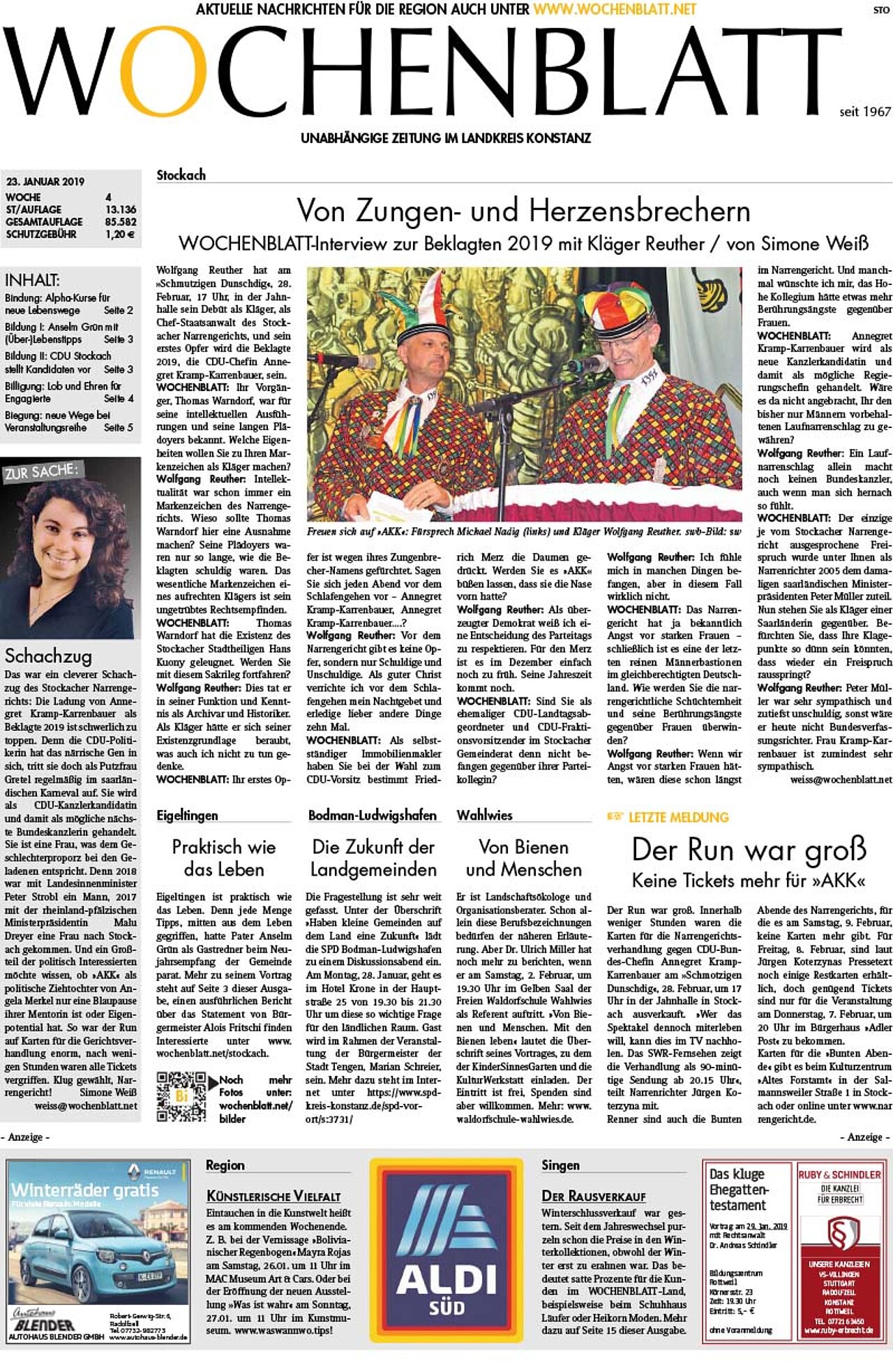 Ausgabe 04 vom 23. Januar 2019