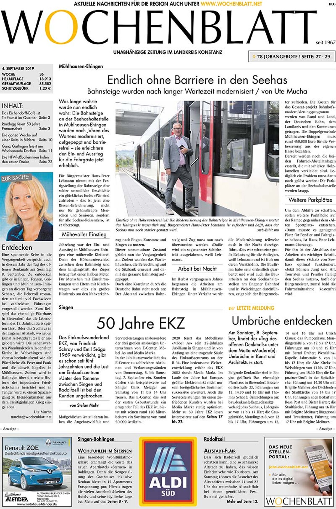 Ausgabe 36 vom 04. September 2019