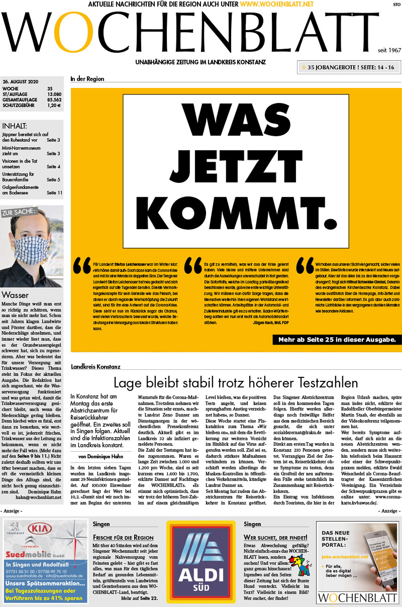 Ausgabe 35 vom 26. August 2020